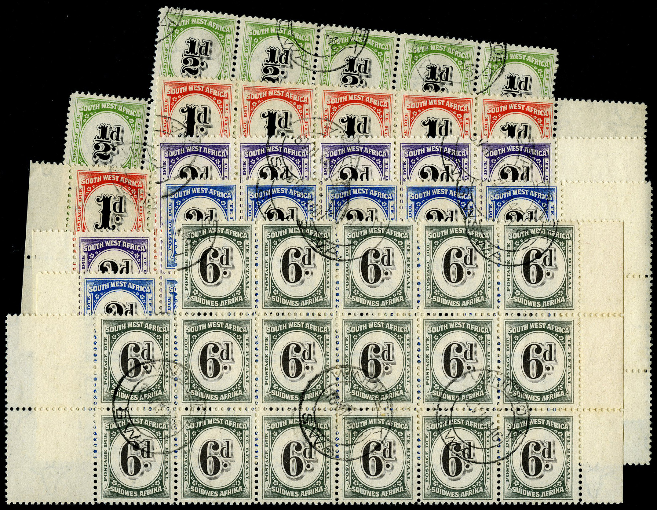 Postage Dues. 1931-59 set of five in...