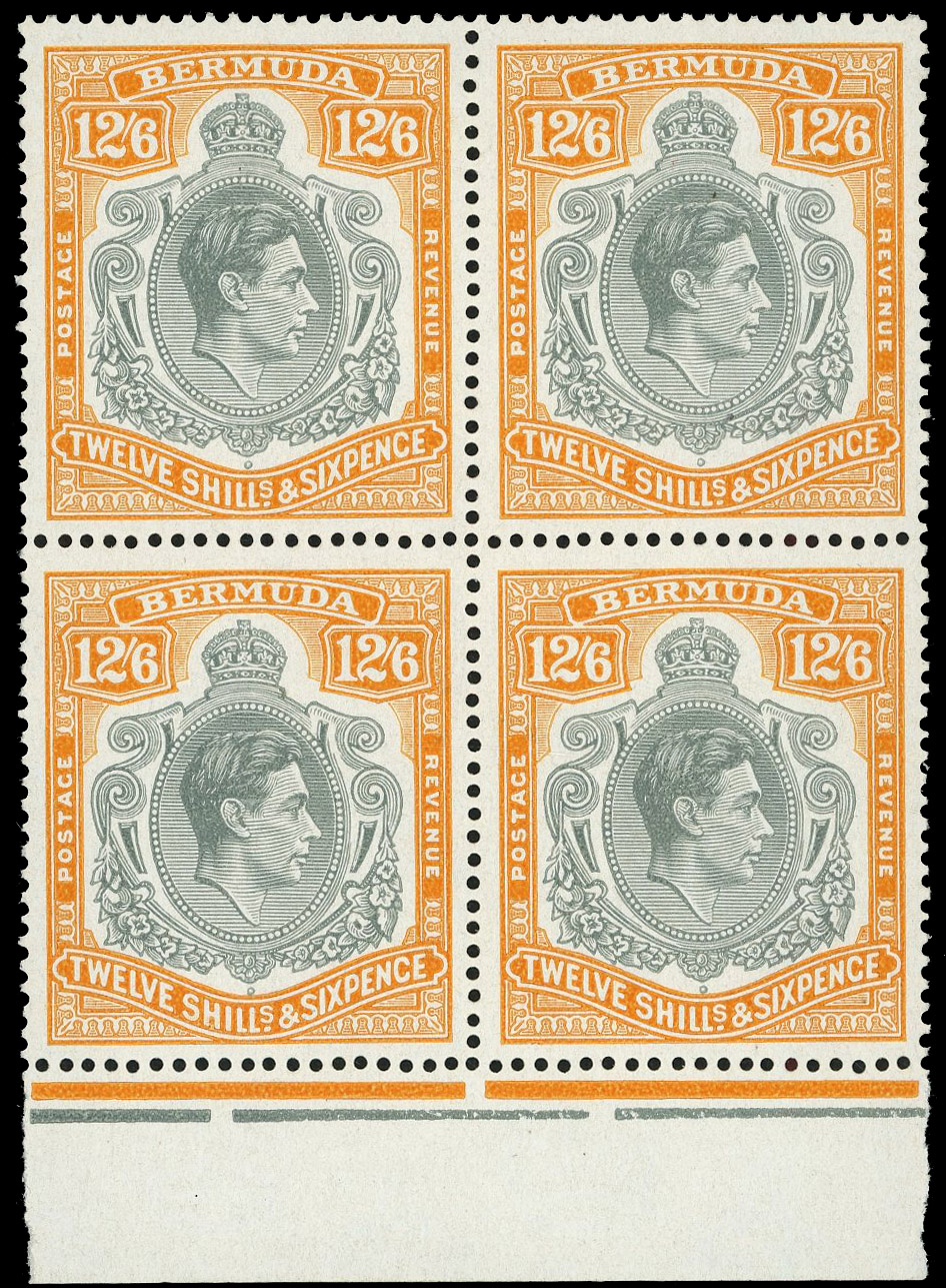 Bermuda SG 120b block mint