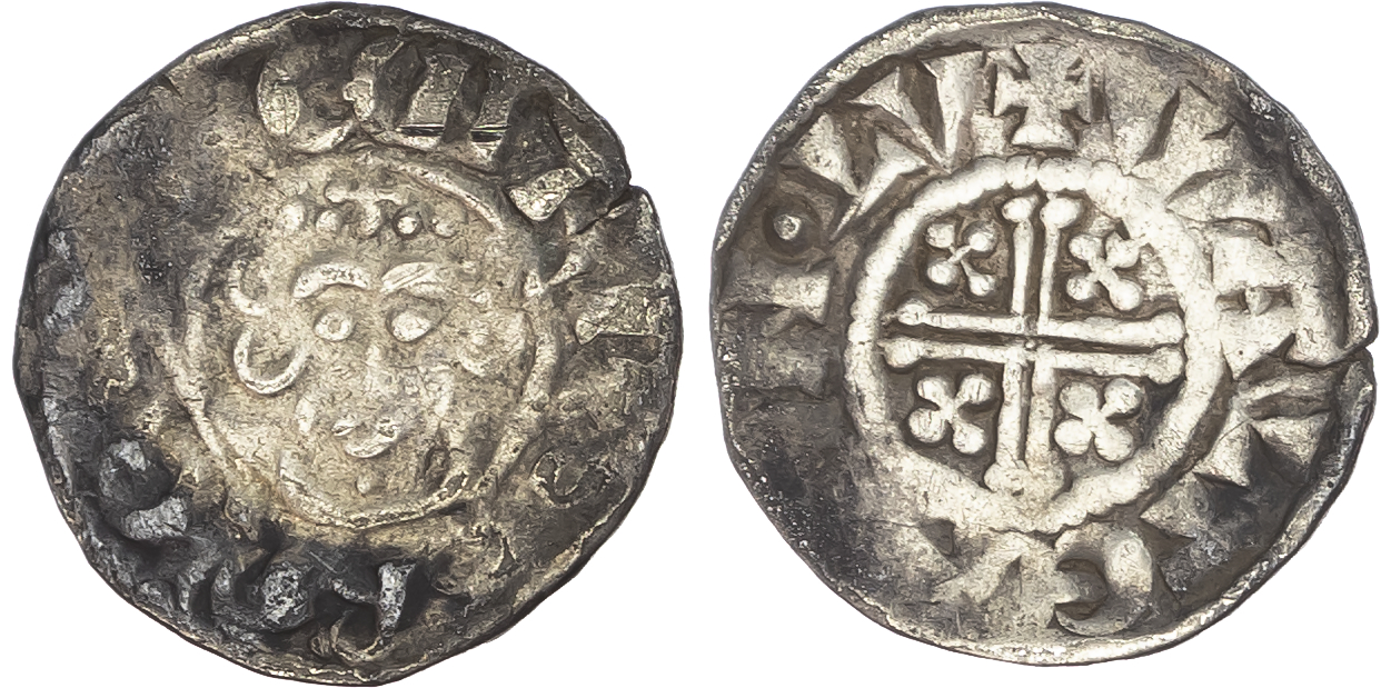 John (1199-1216), Penny, Short Cross Coinage, London mint, Walter as moneyer, class 5c. 