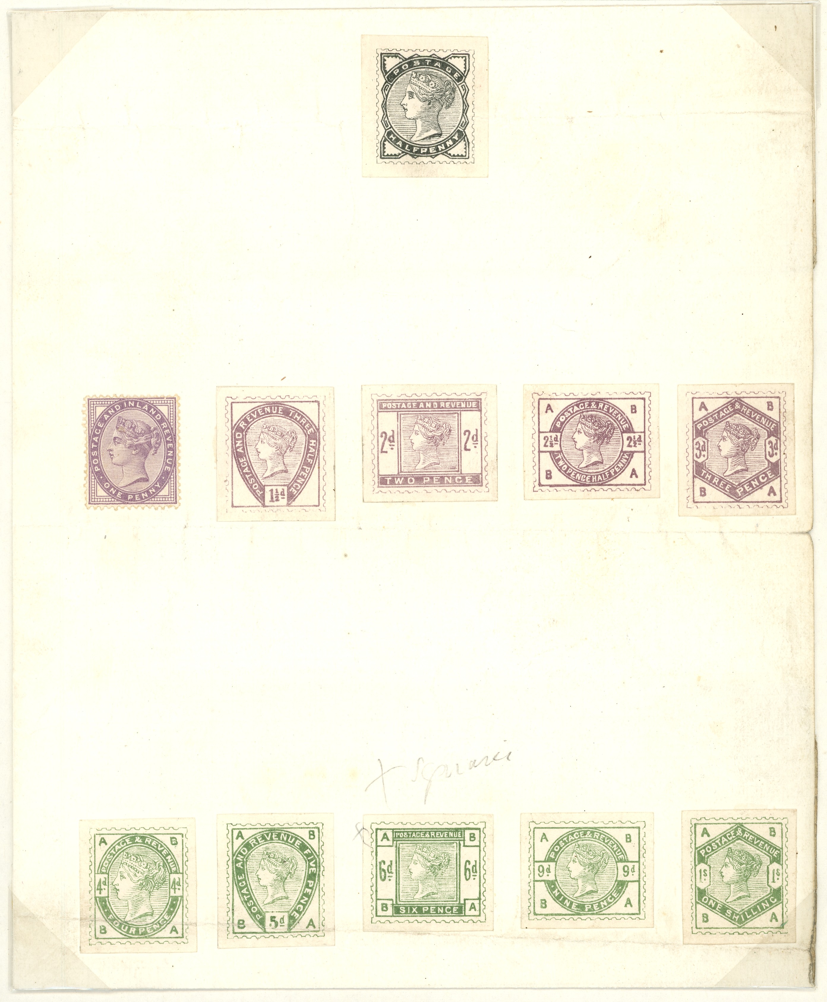 Great Britain DLR Printed Scheme facsimiles SG 172-196var