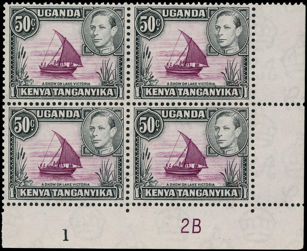 KUT SG 144 Plate block...