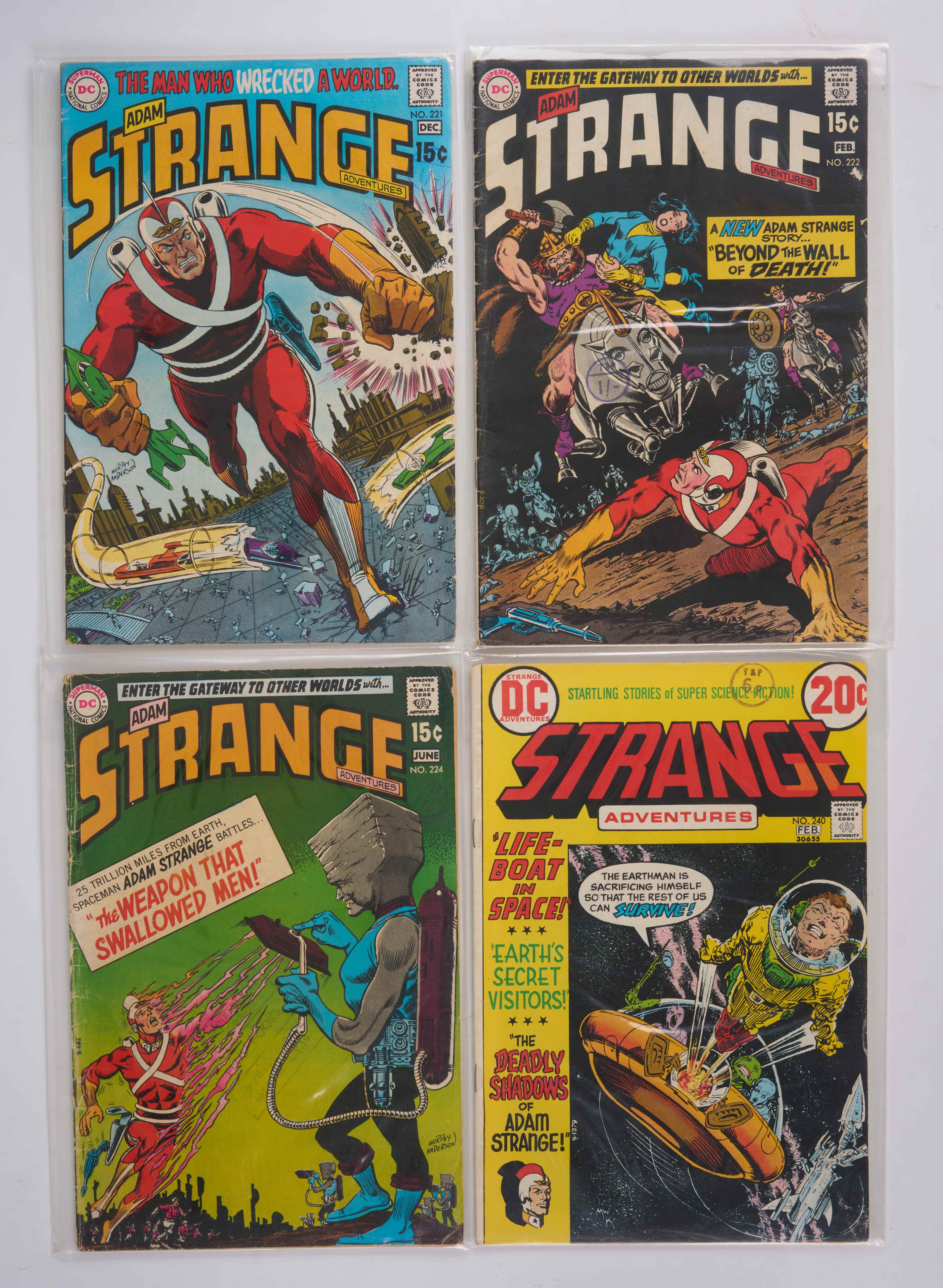 Adam Strange Adventures, Strange Sports & Buck Rogers. (DC Comics/Gold Key, 1969-1979) Bundle of 10
