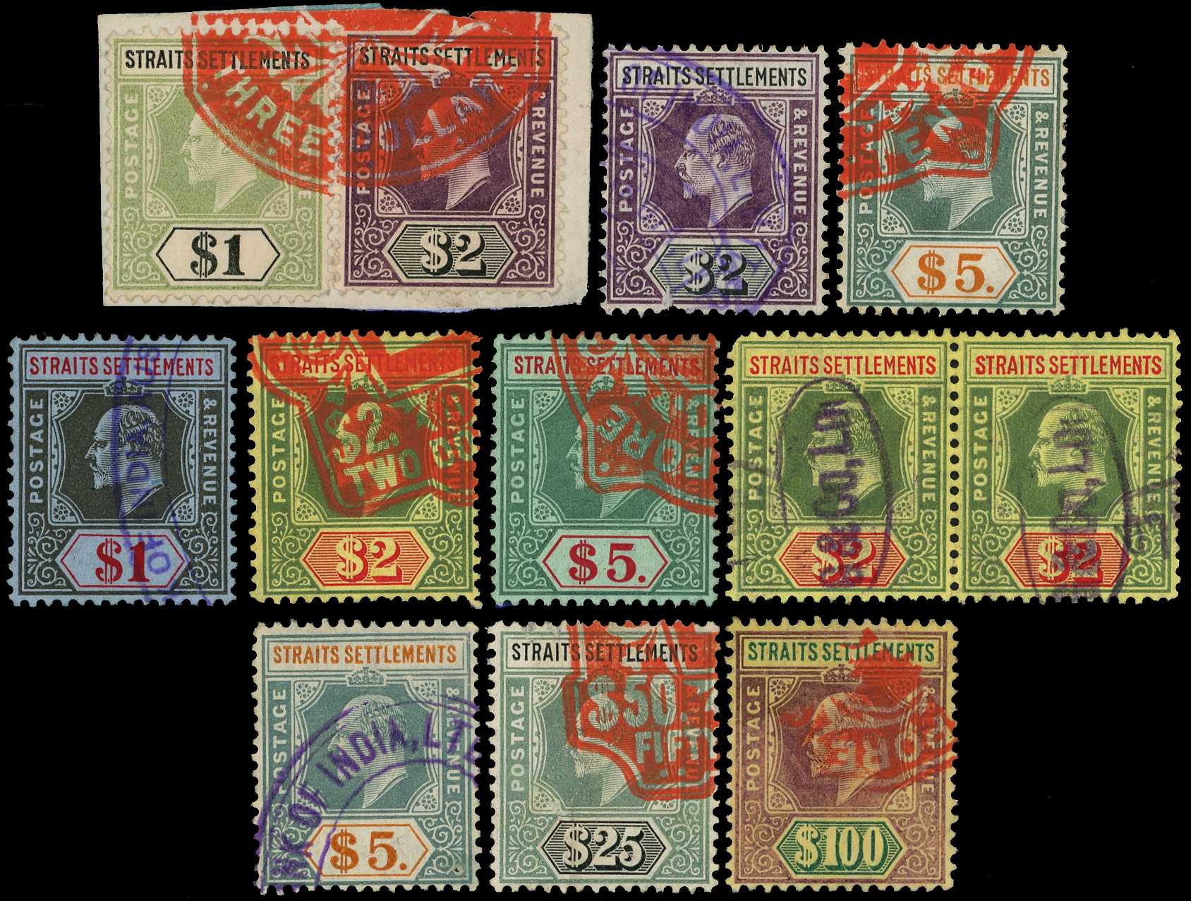 1902-12 KEVII collection of Small format...