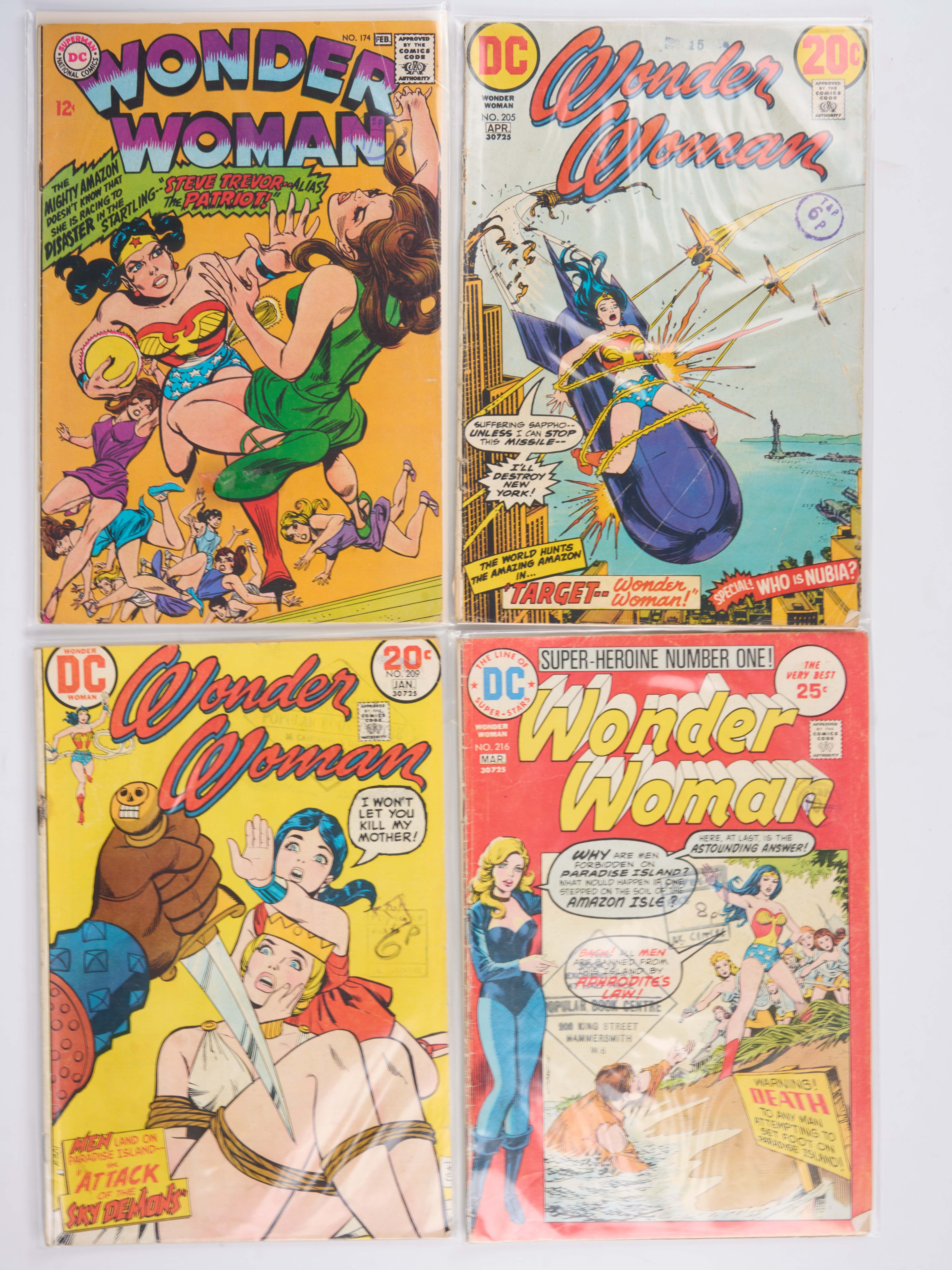 Wonder Woman Volume 1 (1968-1982) Bundle of 25