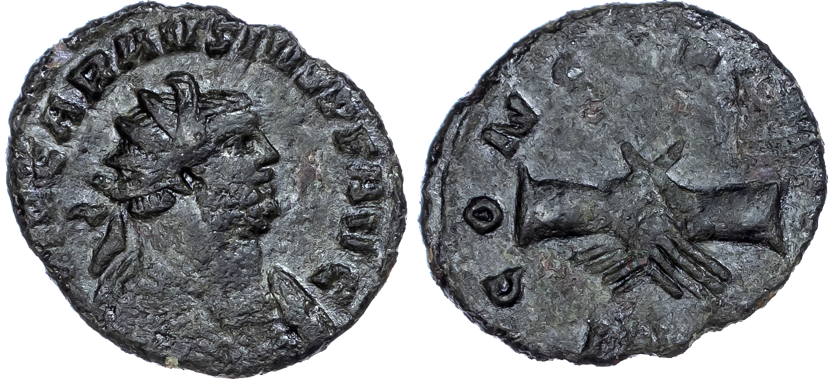 Carausius (AD 286-293) AE Antoninianus, London or ‘C’ mint, 2.77g.