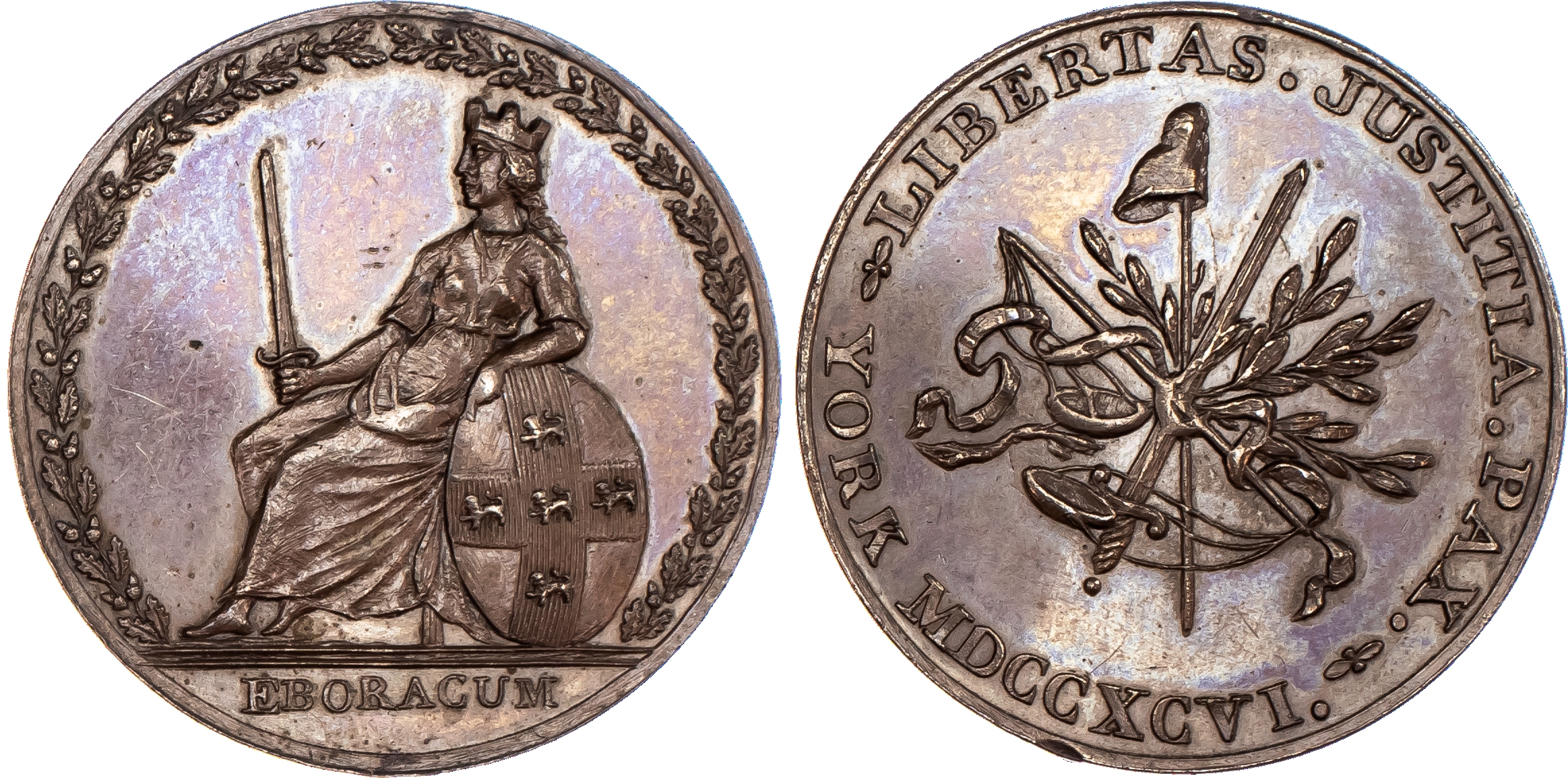 York, James Carlill bronzed proof...