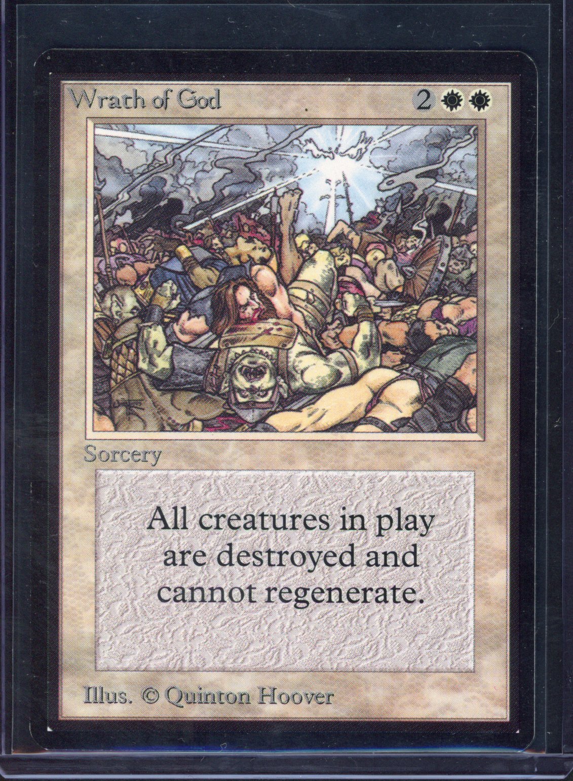 Magic The Gathering - Wrath of God - BETA - Near Mint