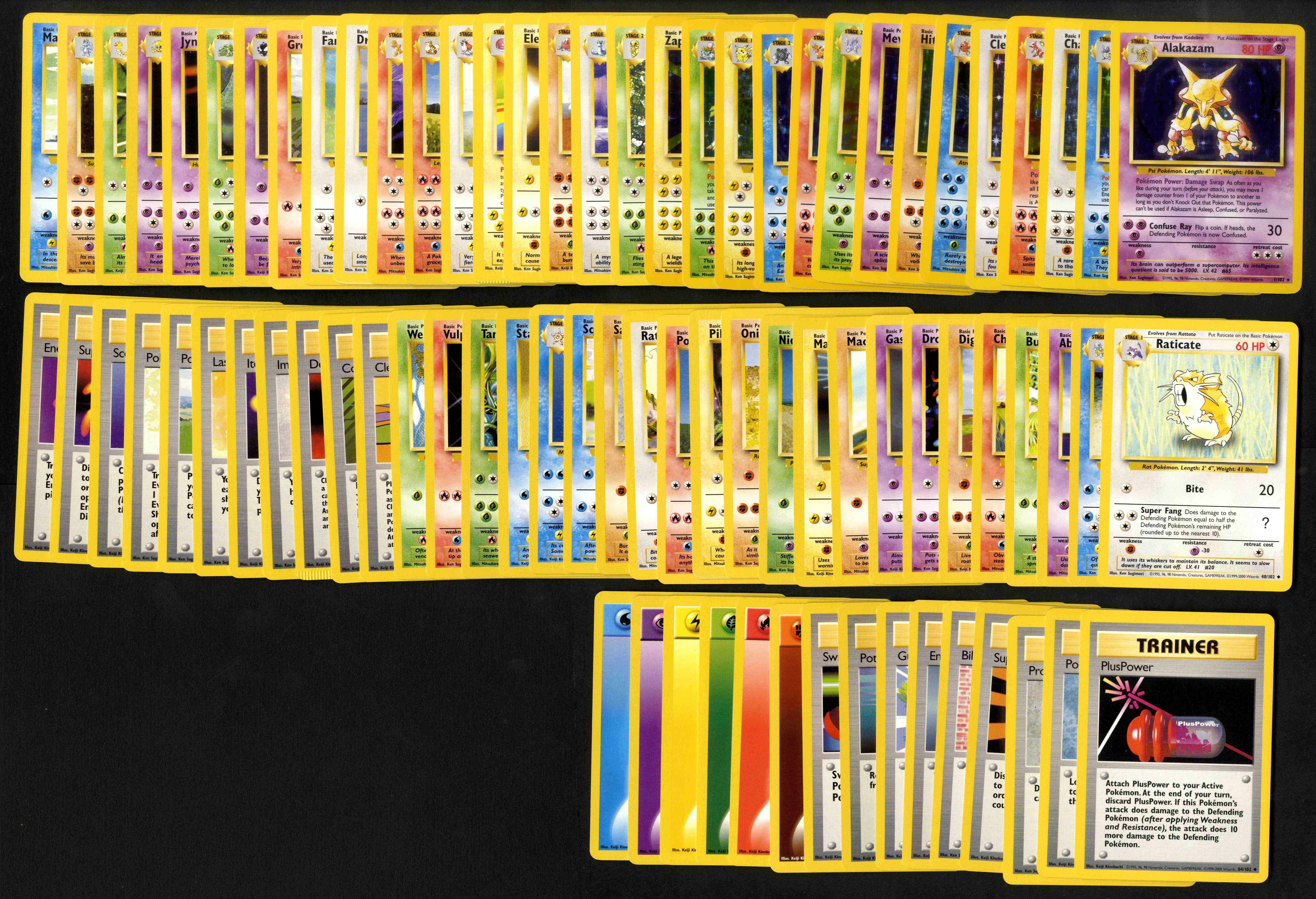 Base Set 1999-2000 Collection - Partially Complete - 86/201