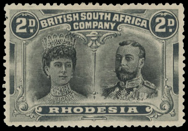 2d deep black and deep black RSC K(ii), position 13 printer's mark mint