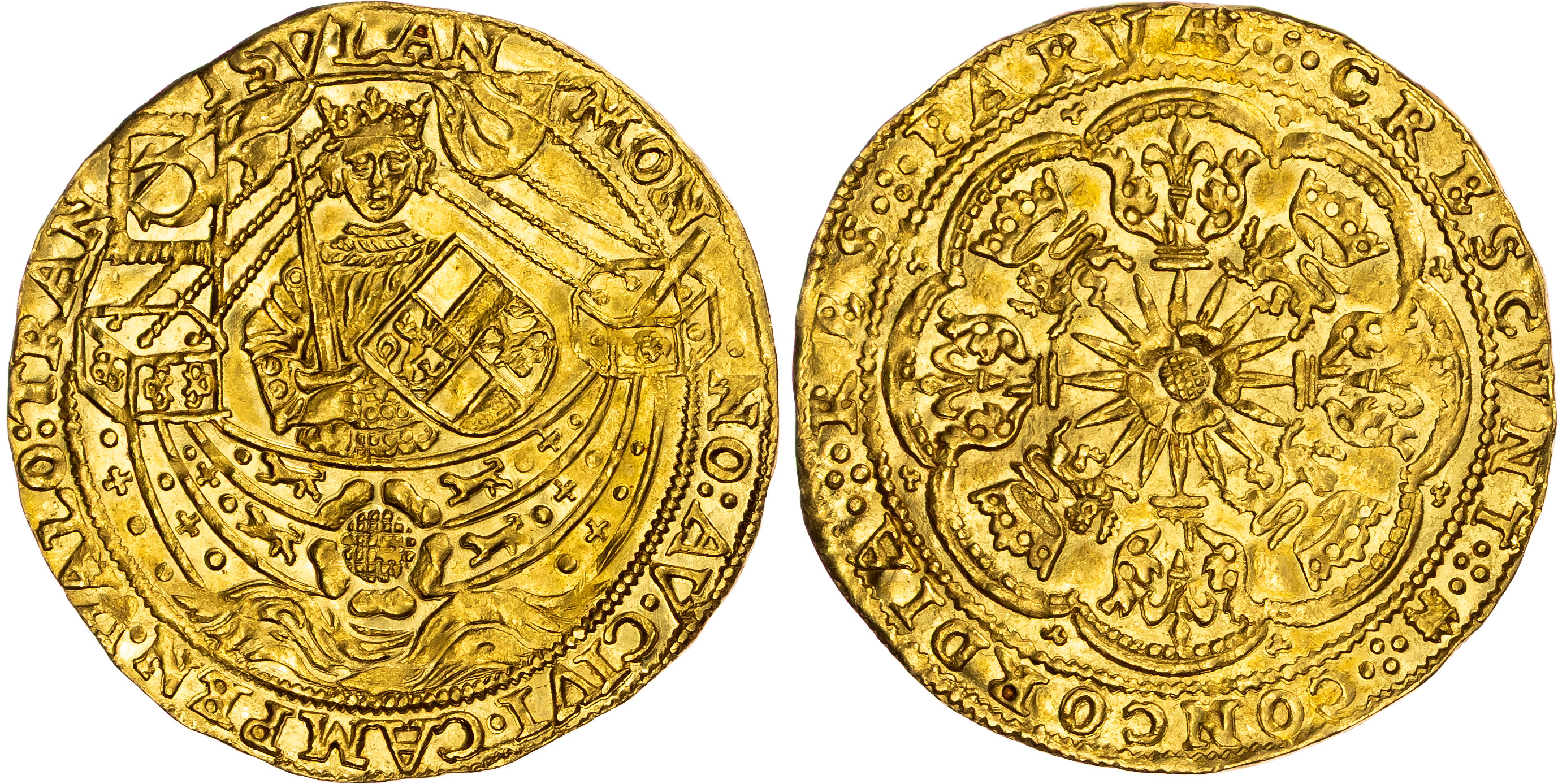 Low Countries, Kampen, gold Rozenobel - inverted C