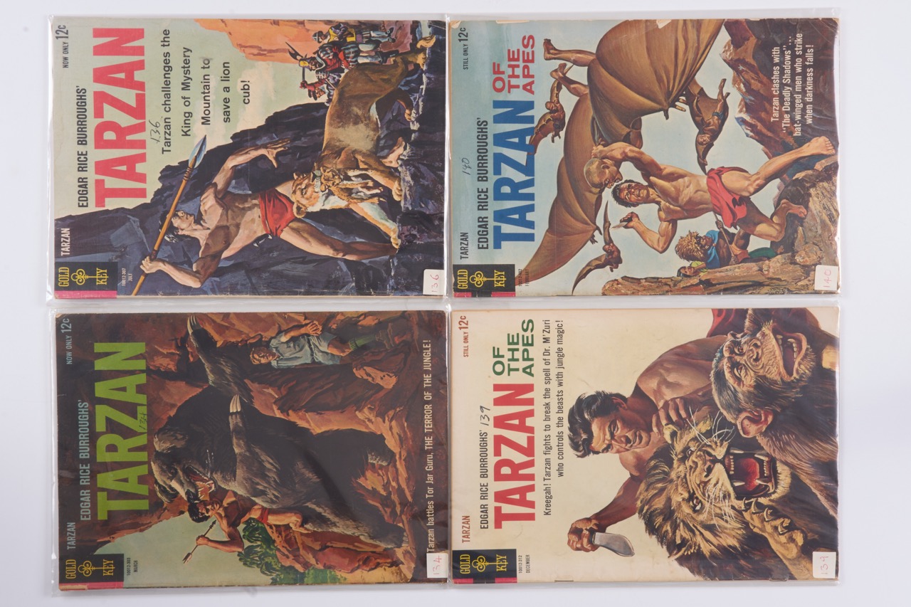Tarzan Edgar Rice Burroughs' (Gold Key, 1963-71) Bundle of 25