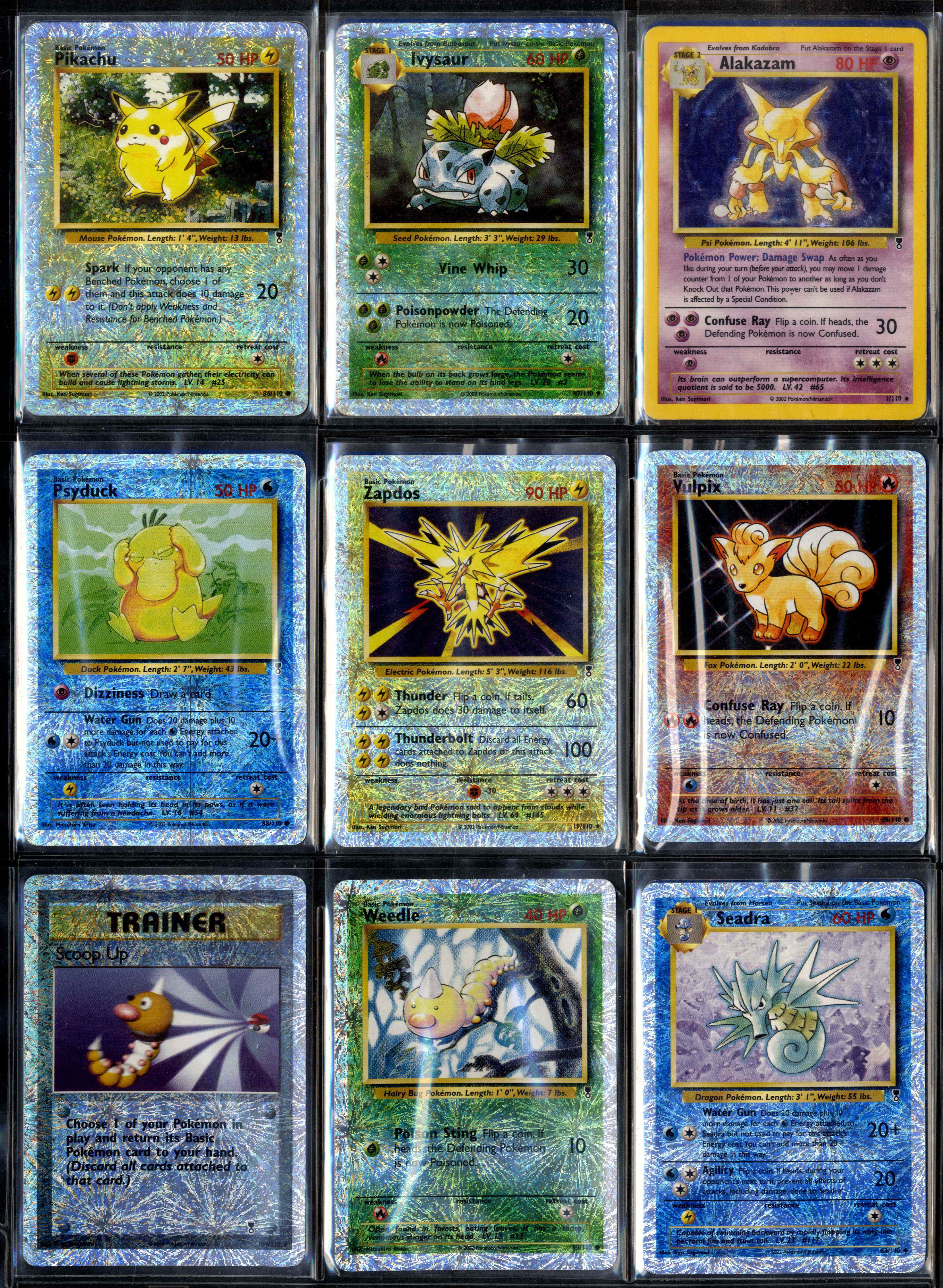 Legendary Collection - Partial Complete set - 16 Reverse Holo incl. Pikachu