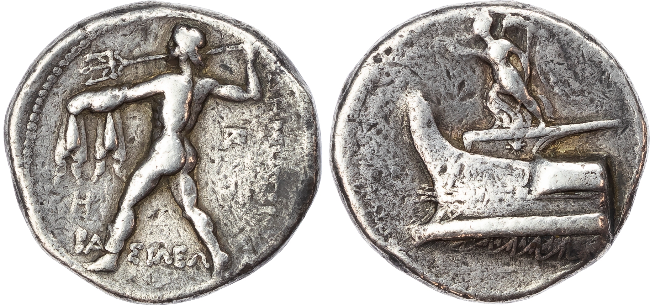 Kingdom of Macedon, Demetrios I Poliorketes (306-283 BC) AR Tetradrachm, 16.86g. 