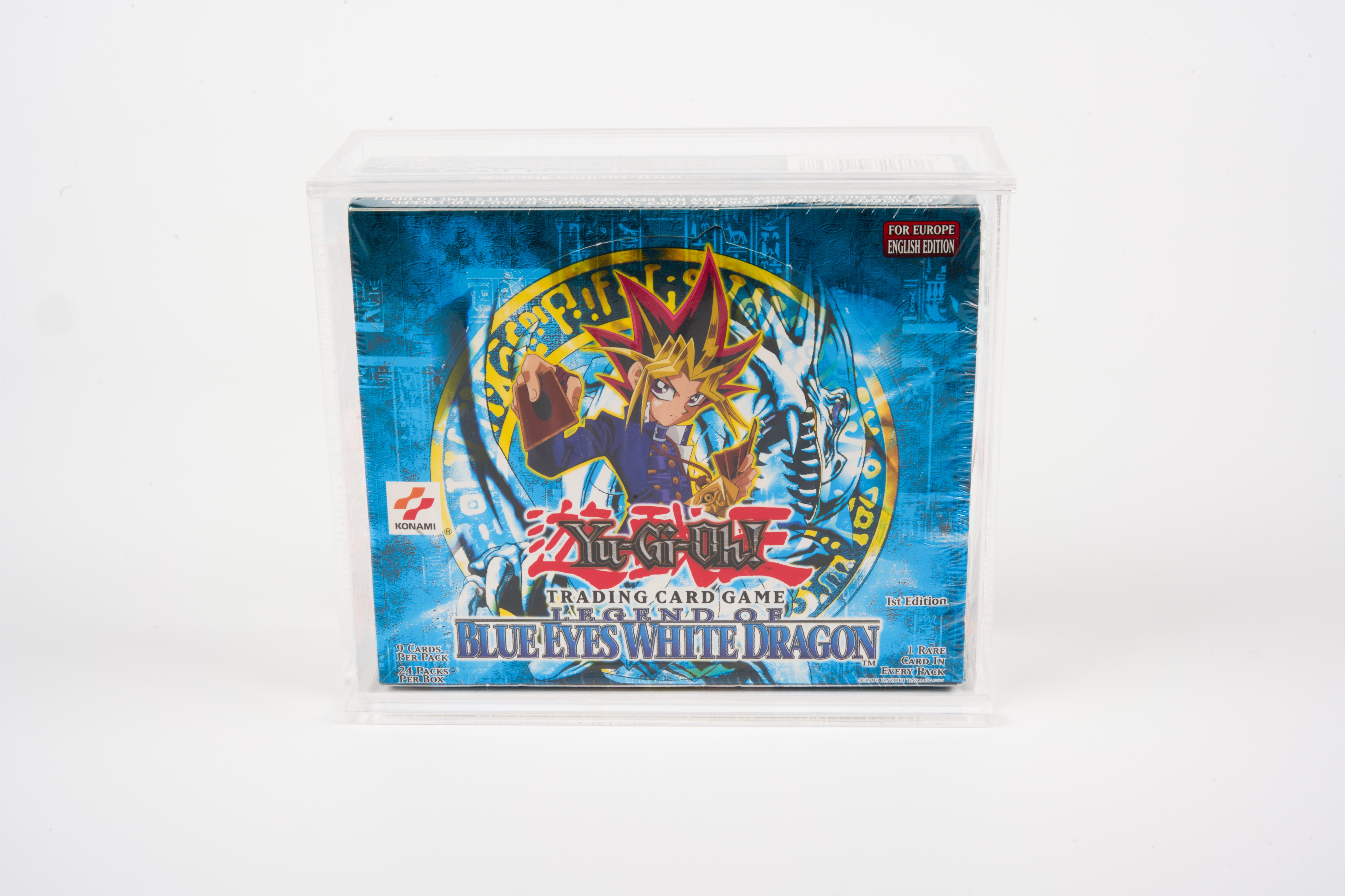 YuGiOh Legend of the Blue Eyes White Dragon For Europe 1st Edition Booster Box sealed