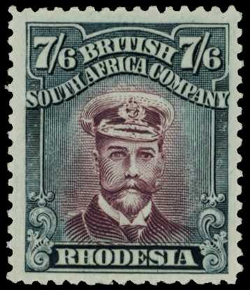 1922-3 7/6d Head Die IIIB, perf 14, white...