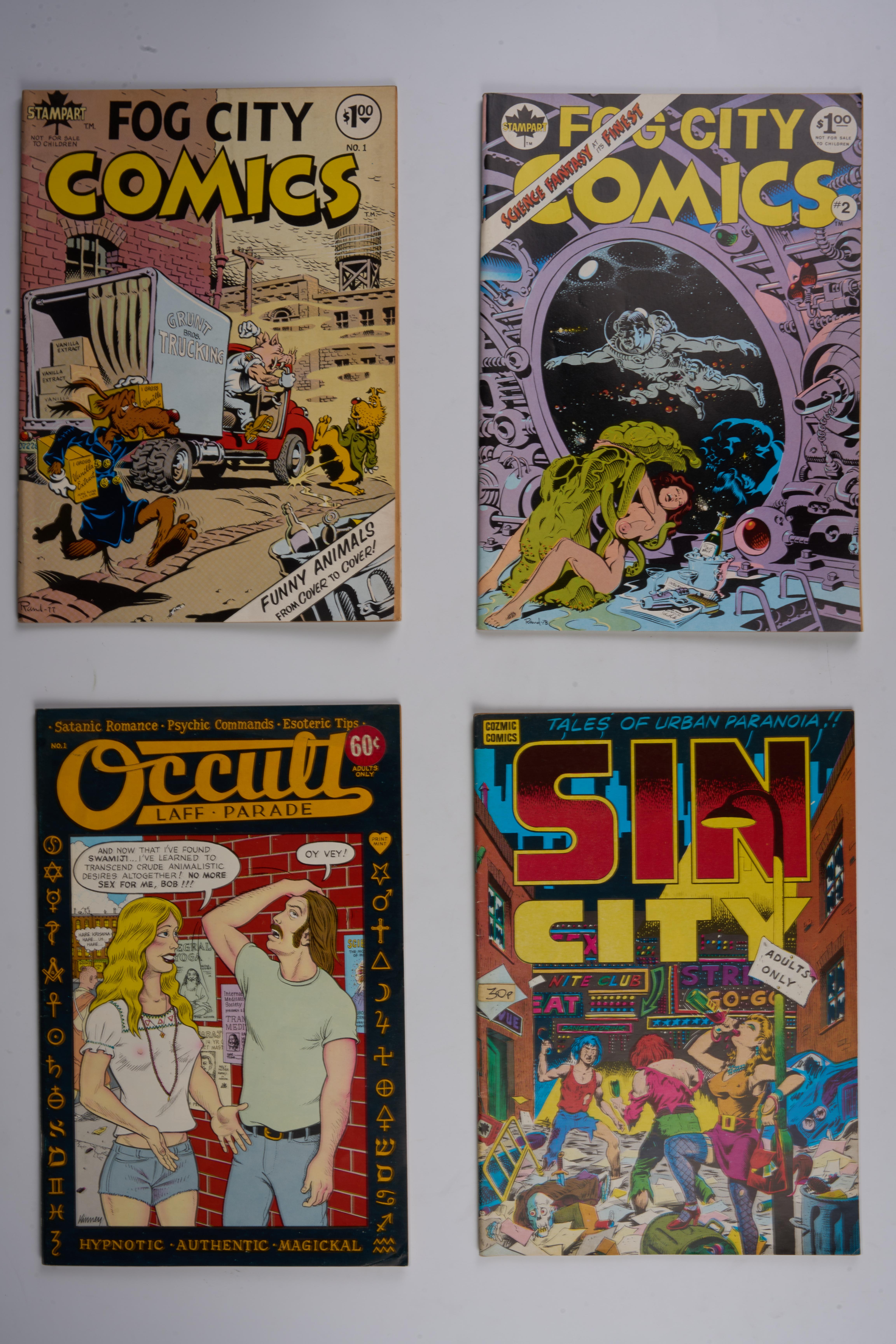 Underground Fog City Comics, Occult, Sin City & Inner City Romance (Last Gasp/Stampart/Print Mint, 1972-78) Bundle of 11