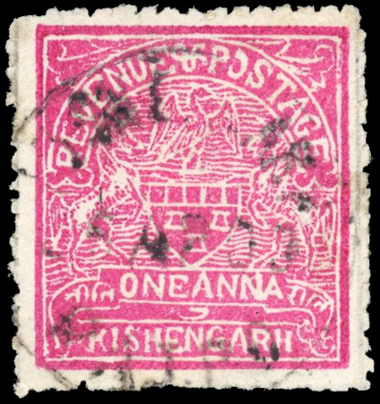 I.F.S Kishangarh SG 27b 1a pink used