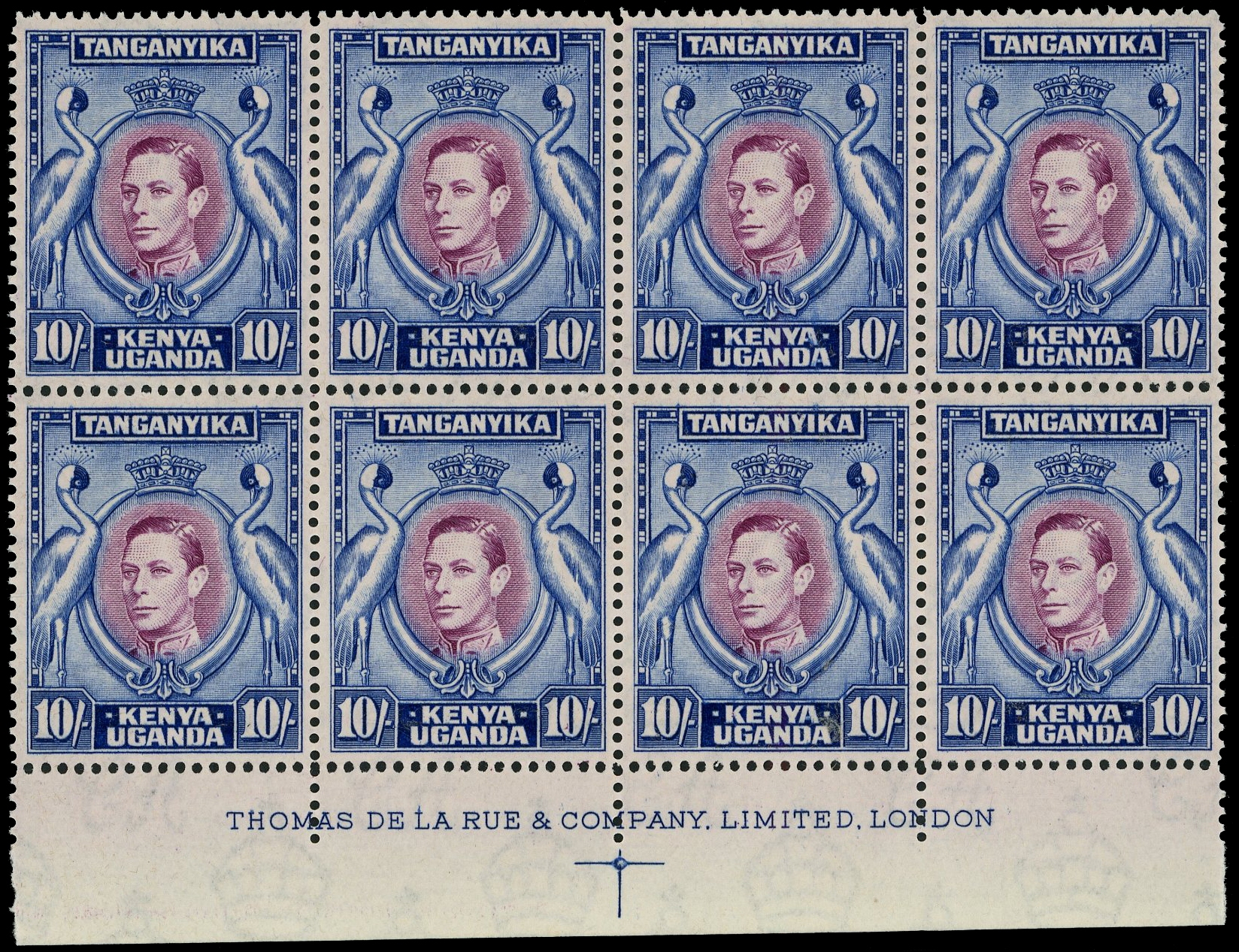 KUT SG 149a imprint block mint