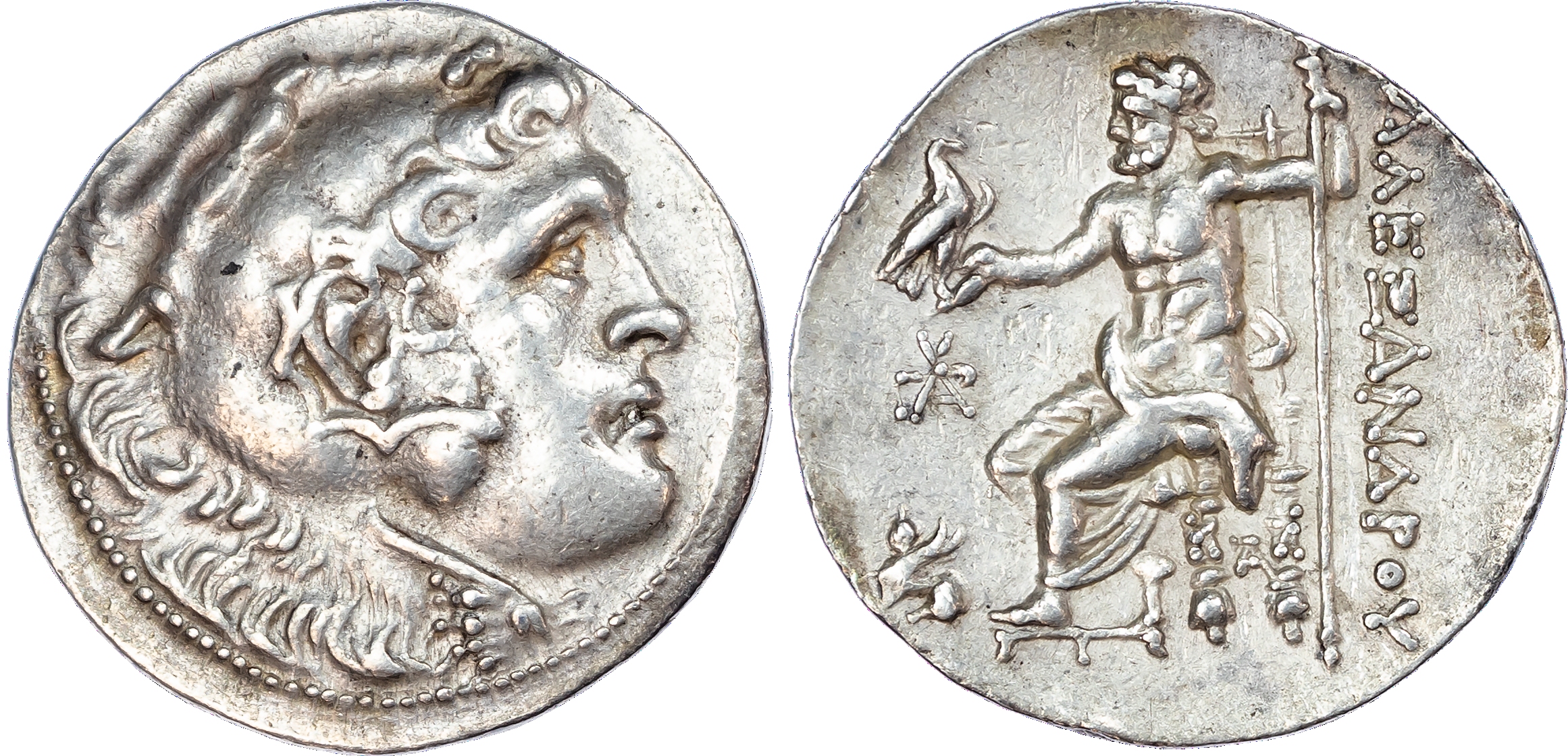 Islands off Ionia, Chios (c. 210-190 BC) AR Tetradrachm, in the name and types of Alexander the Great,
17.08g.