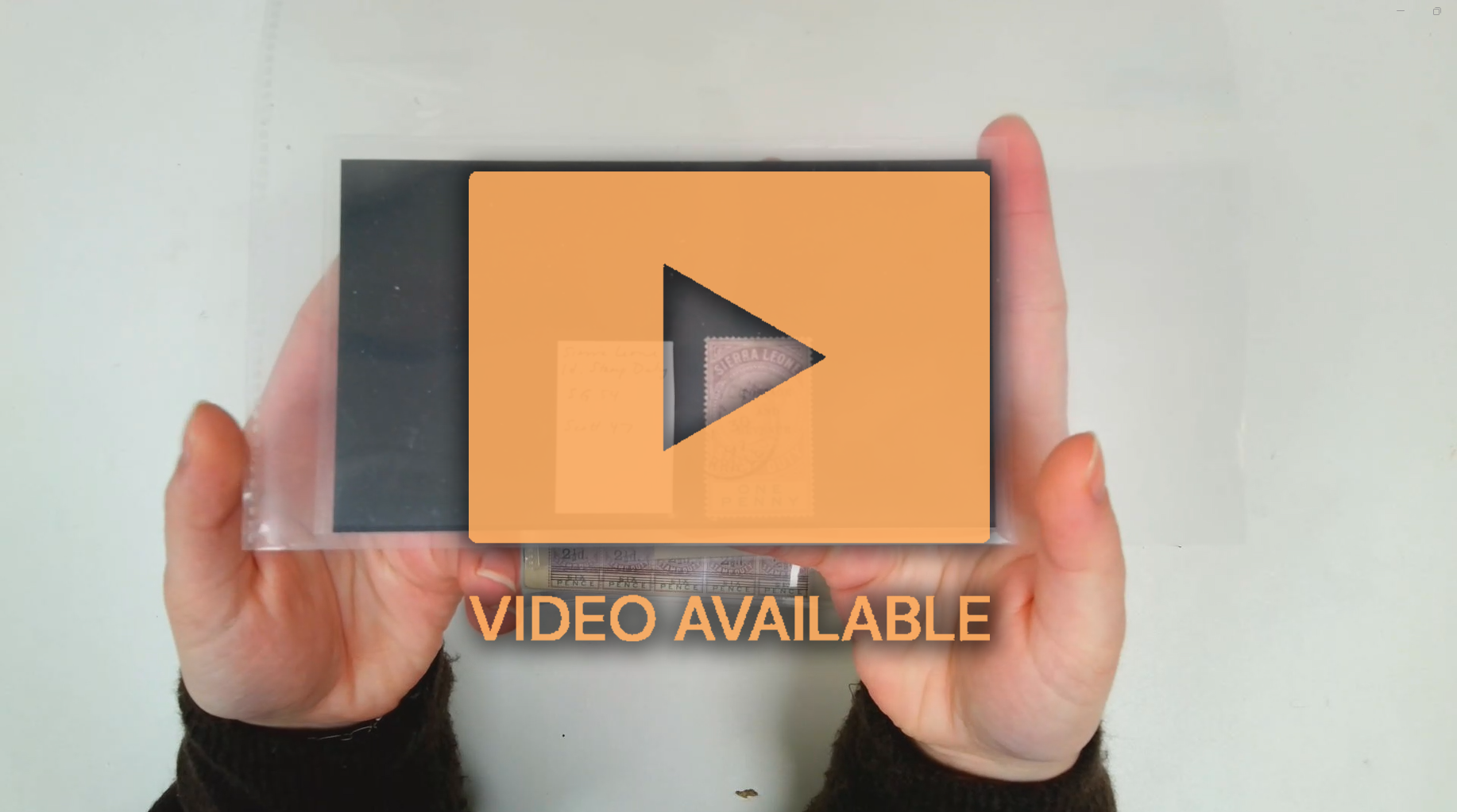 Sierra Leone 1897 Surcharge issue selection in an envelope