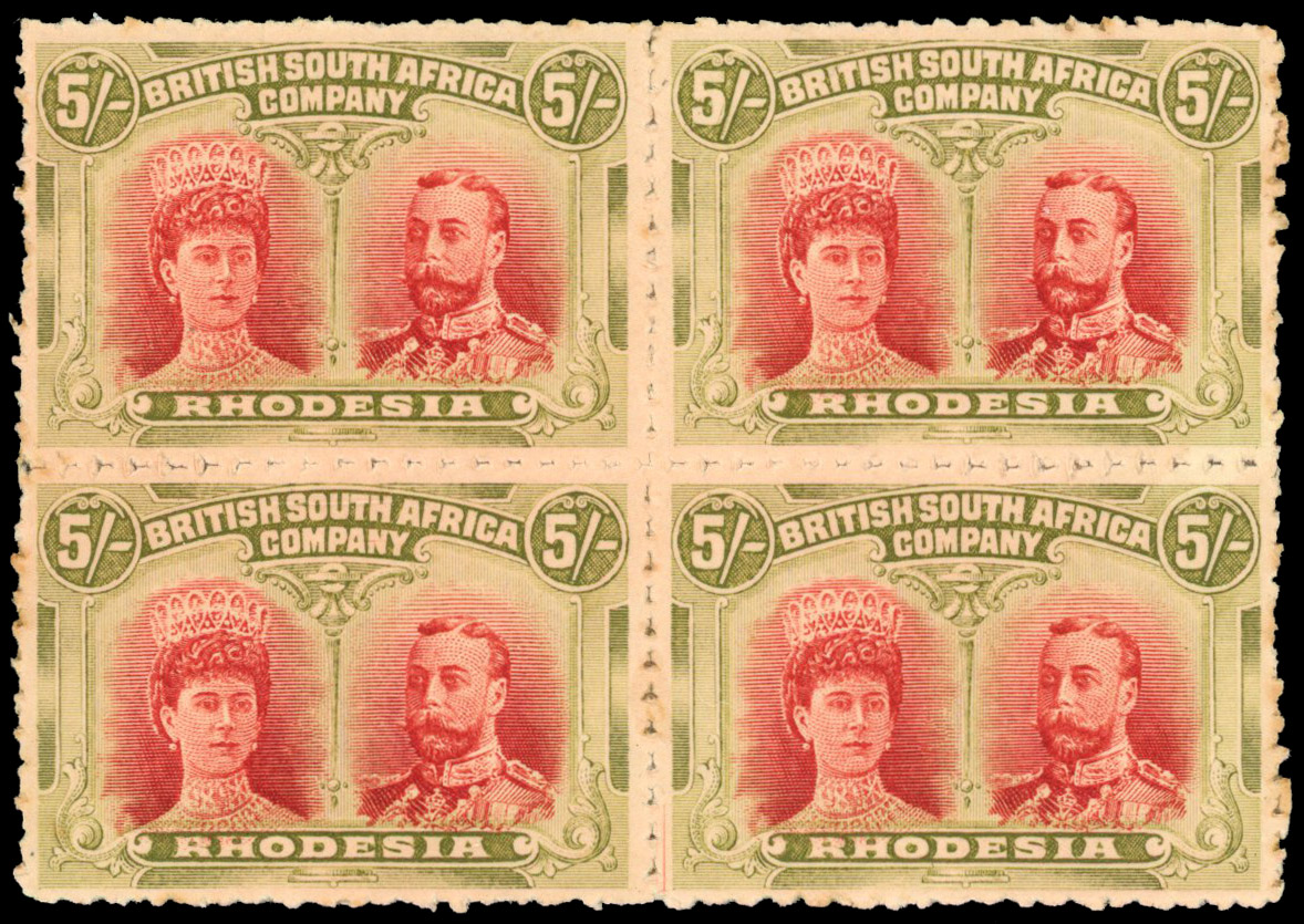 5s clandestine roulette block of four, position 2 Gash in Ear mint