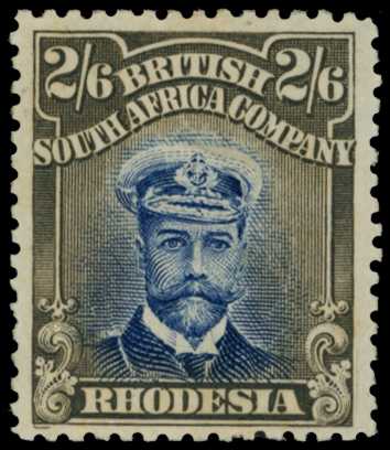 1913-7 2/6d Head Die II, perf 14. A very...