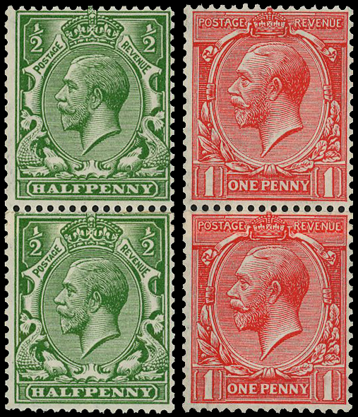 Great Britain SG 397 & 398 coil pairs