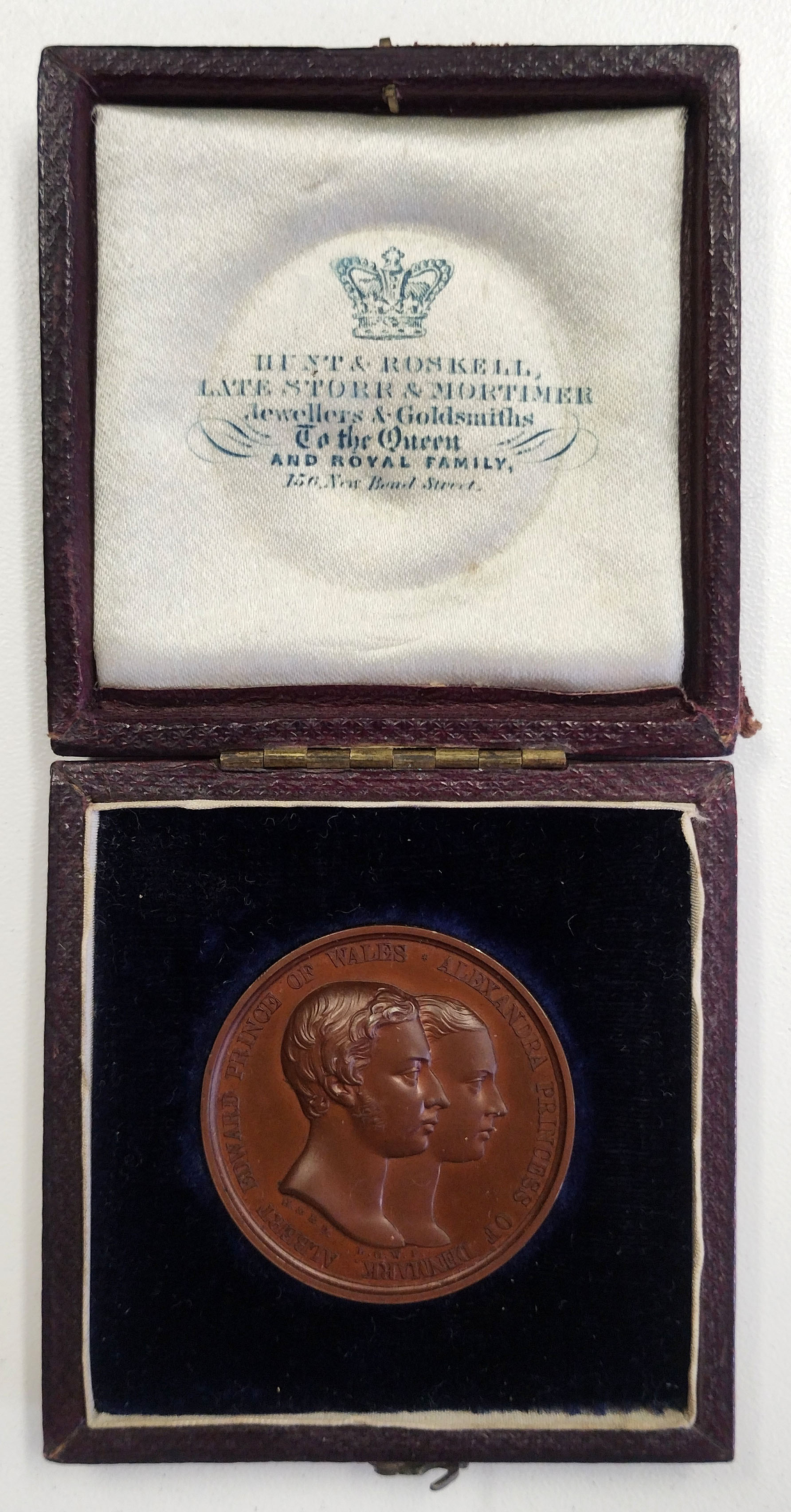 Great Britain. Albert & Alexandra Æ Marriage Medallion. 1863.