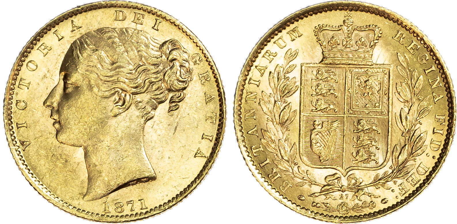 Victoria (1837-1901), Sovereign, 1871