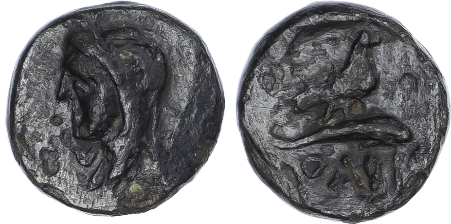 Skythia, Olbia Æ 13mm. Circa 330-315 BC.