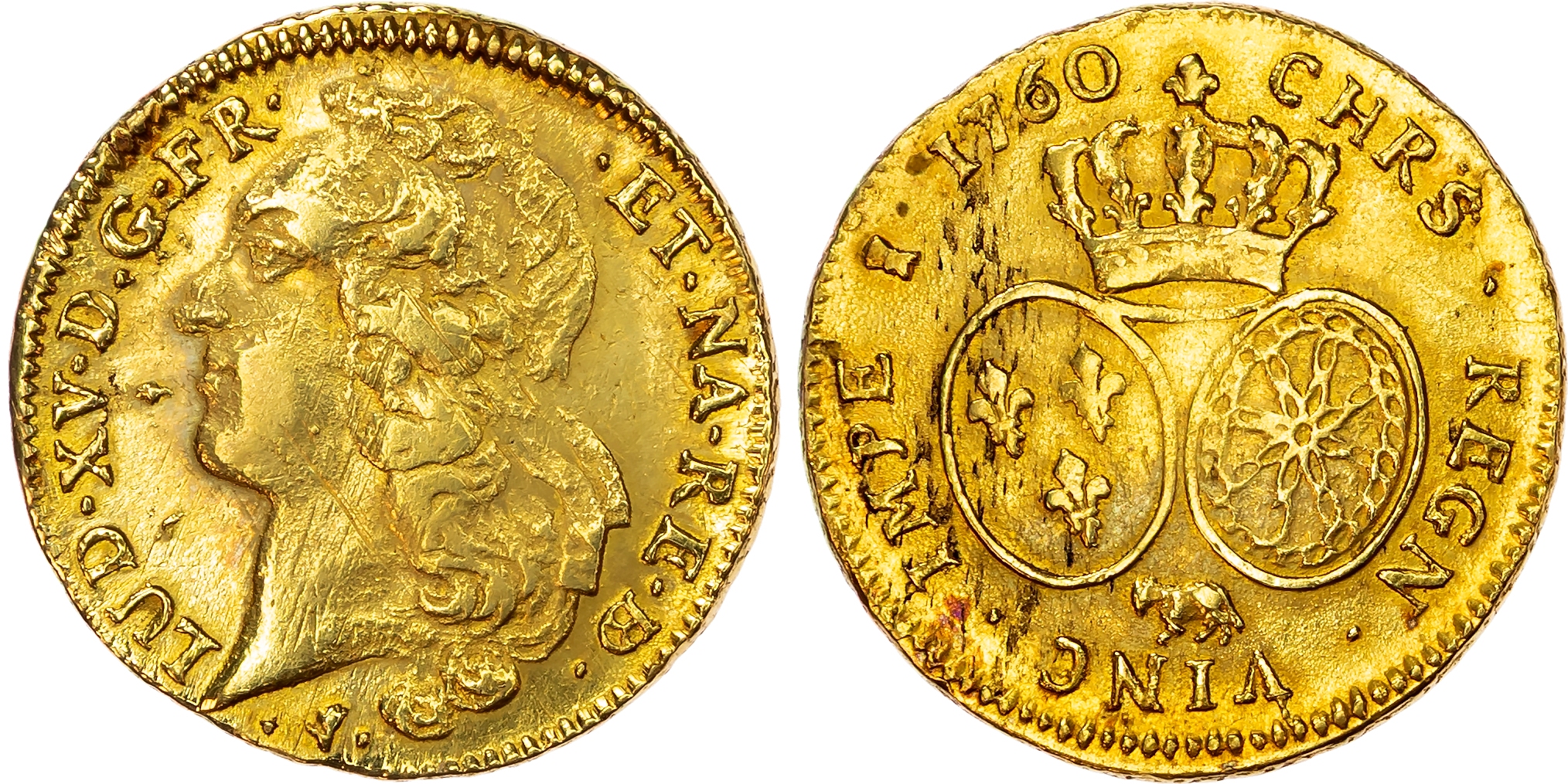 France, Louis XVI (1774-1793), gold Double Louis d’Or, 1760