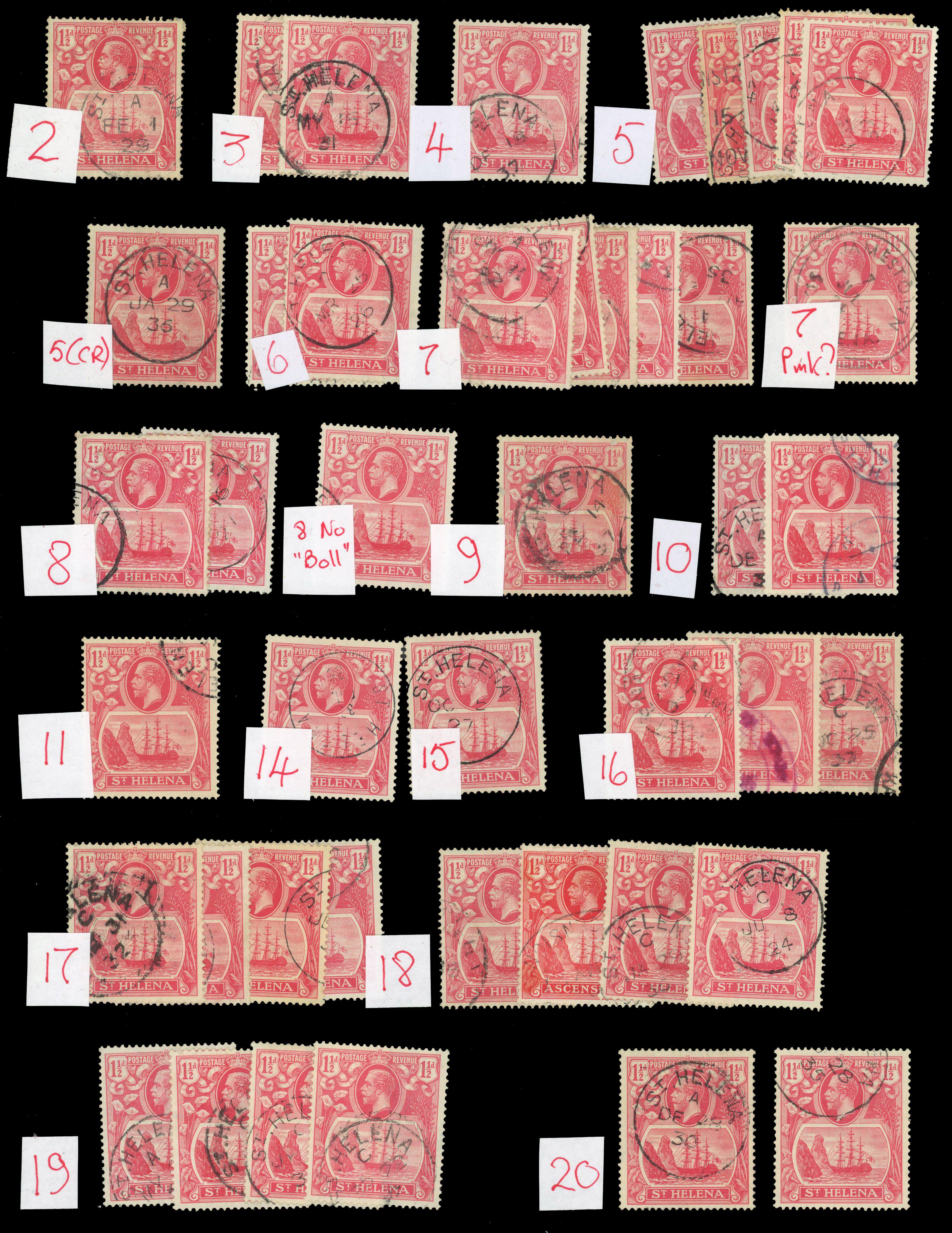 St Helena SG 99 study used