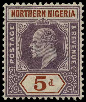 1902 5d dull purple and chestnut, watermark...