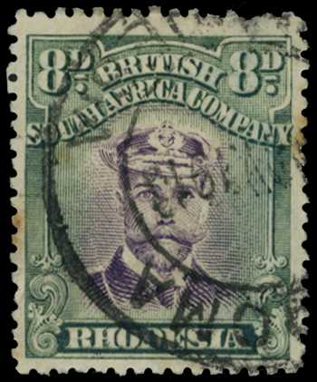 1913-7 8d Head Die I, perf 15. Used example...