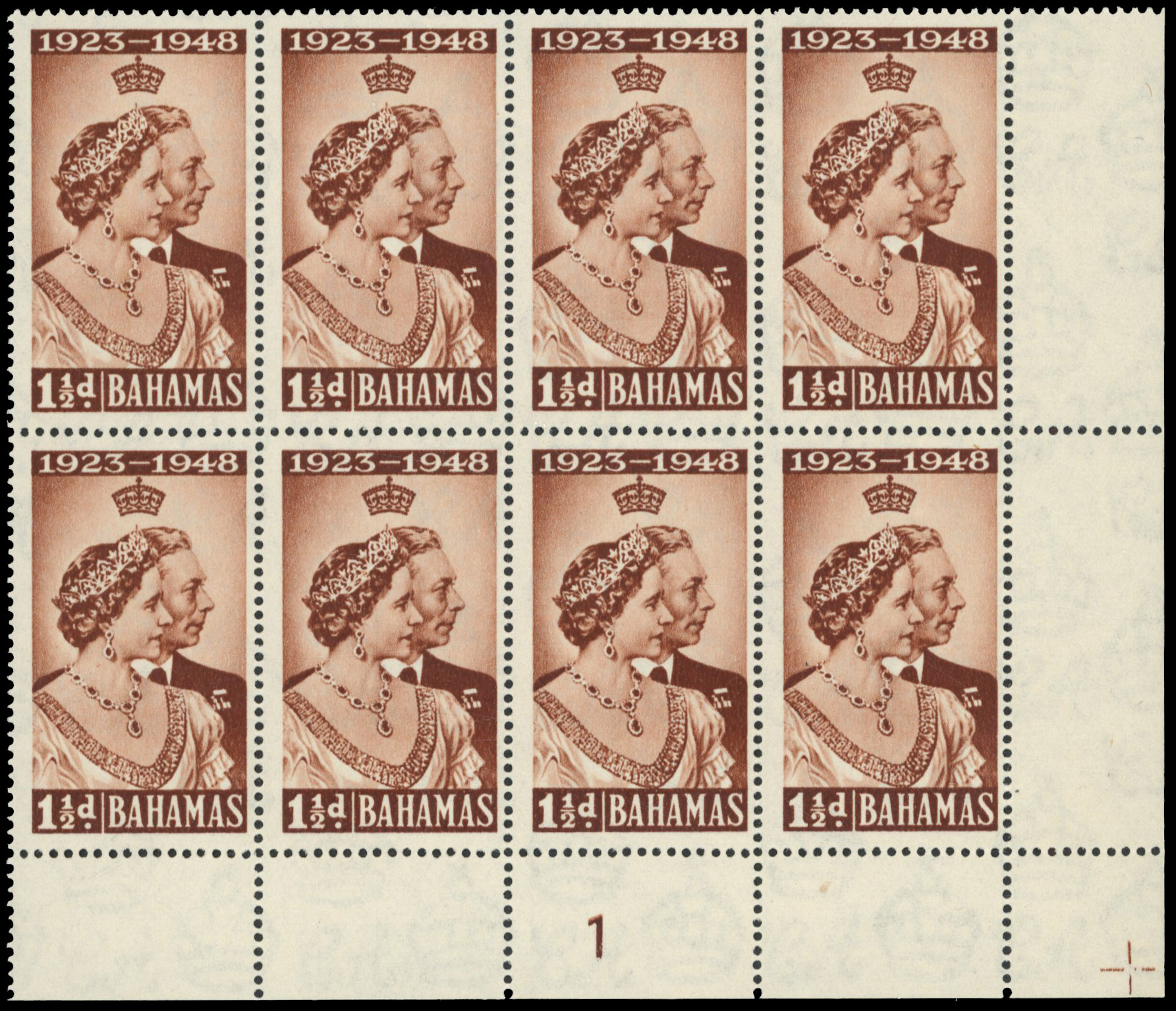 Bahamas SG 194-5 Plate blocks mint
