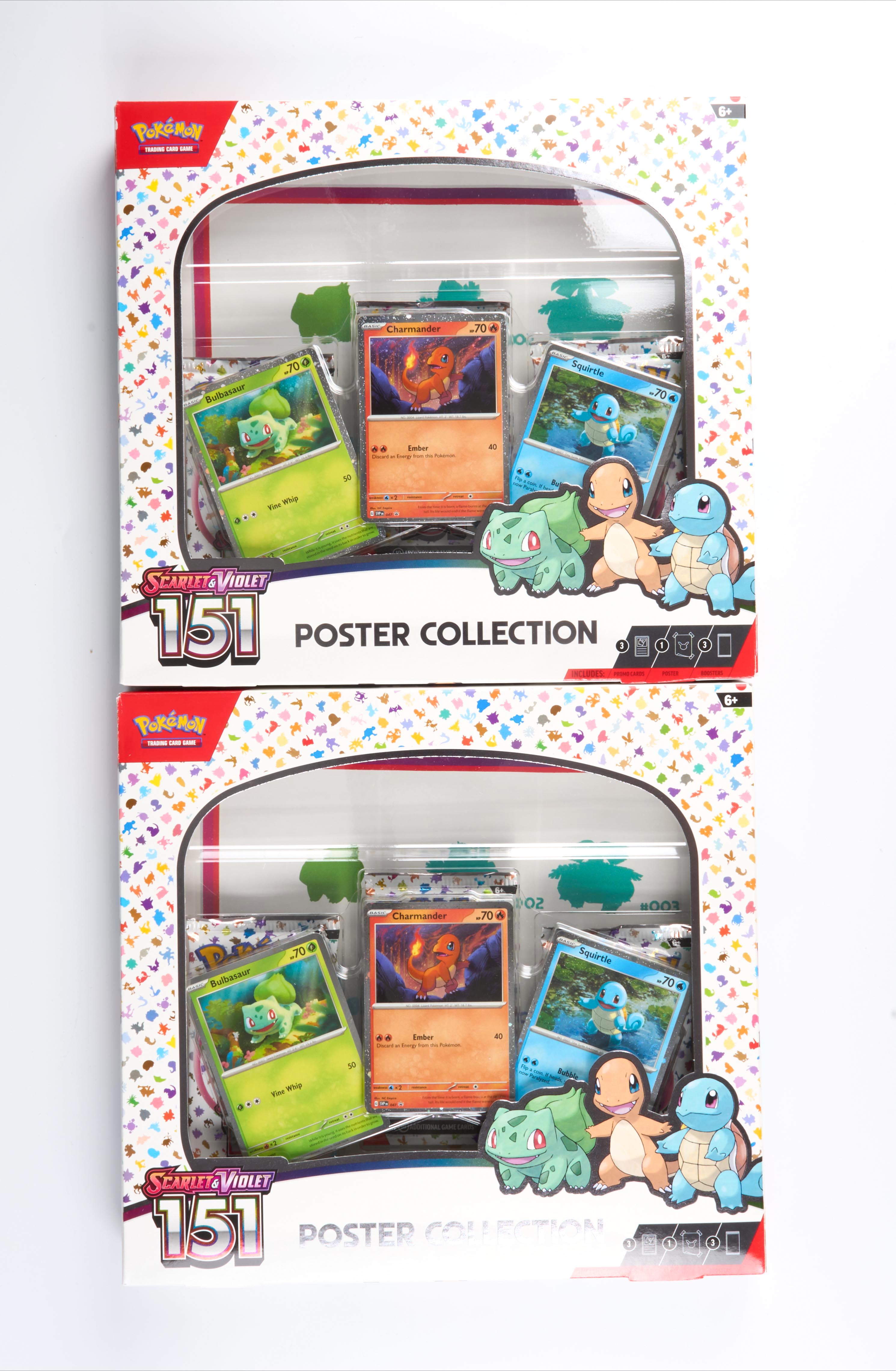 Pokémon 151 Poster Collection - X2 Units Factory Sealed