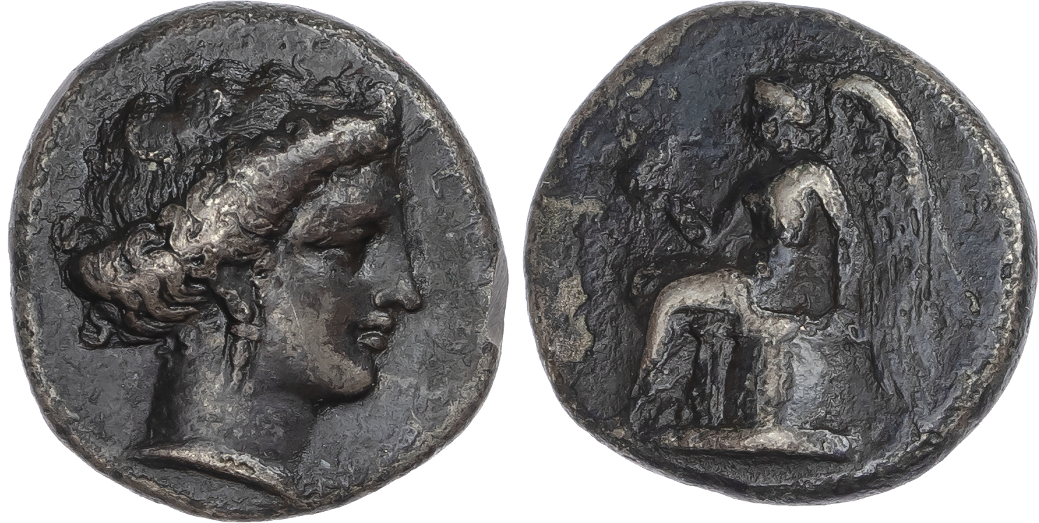 Bruttium, Terina (c. 400-356 BC) AR Nomos, 7.22g.