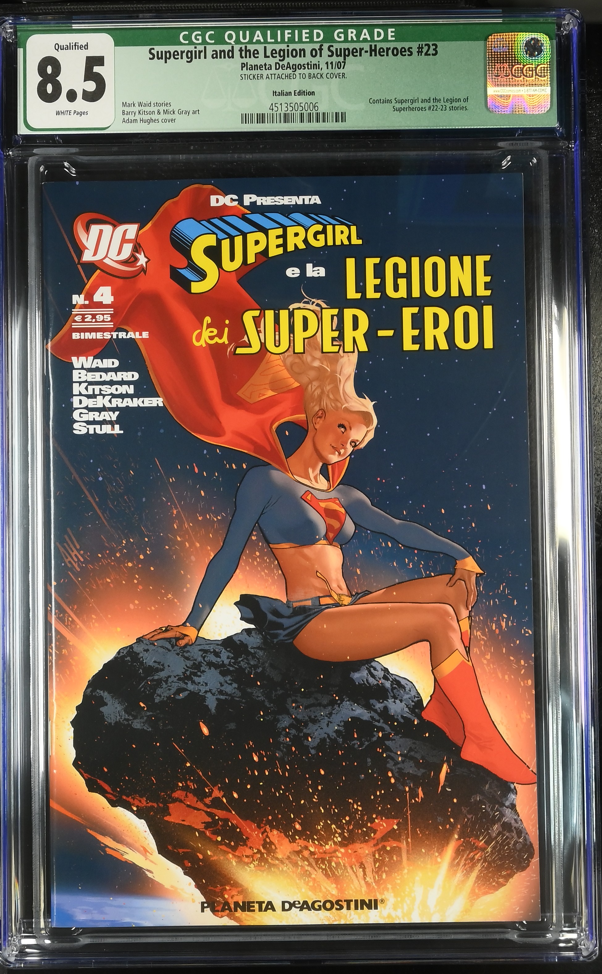Supergirl and The Legion Of Super-Heroes #23 (Planeta DeAgostini 2007) CGC 8.5