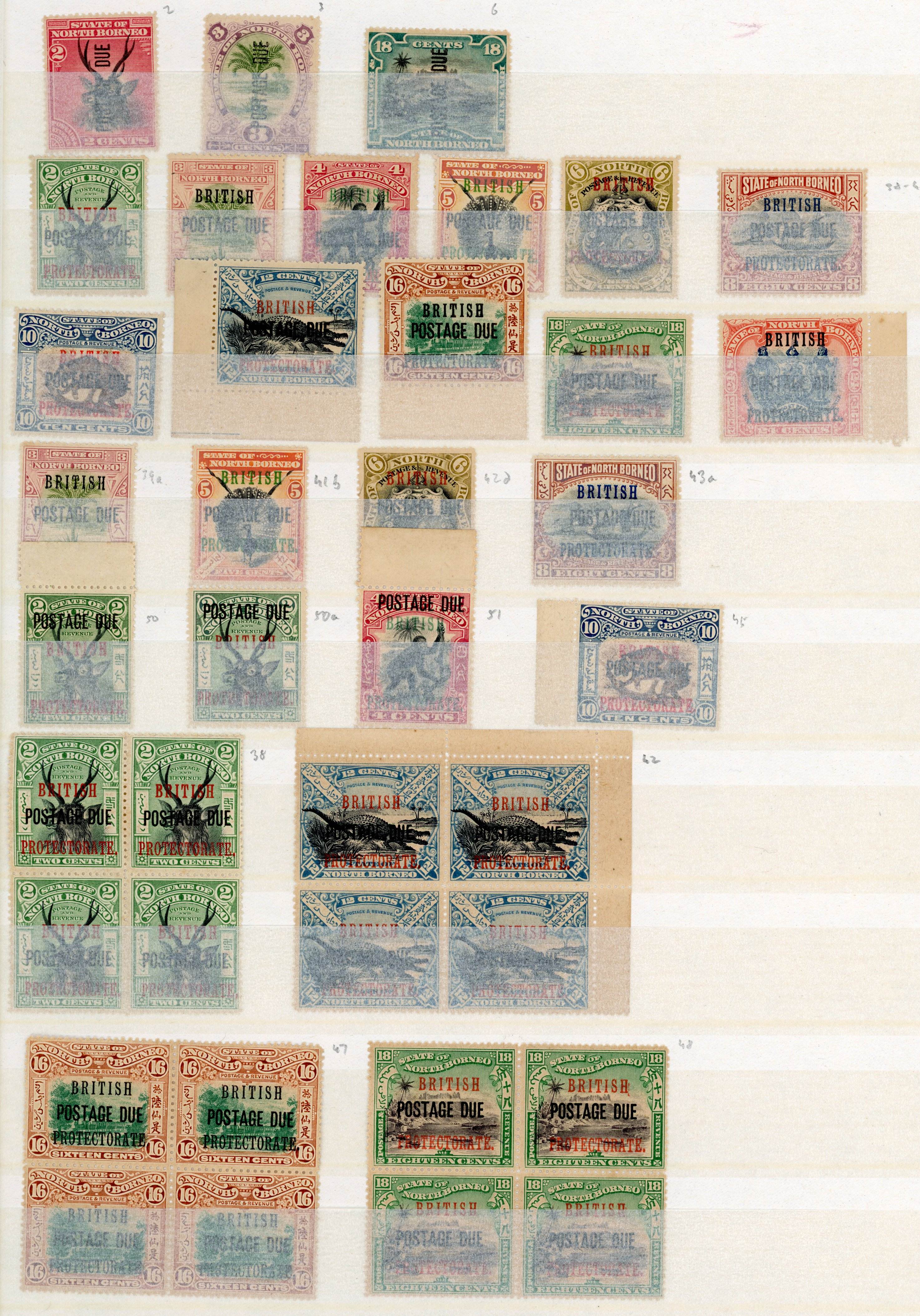 North Borneo Postage Dues mint