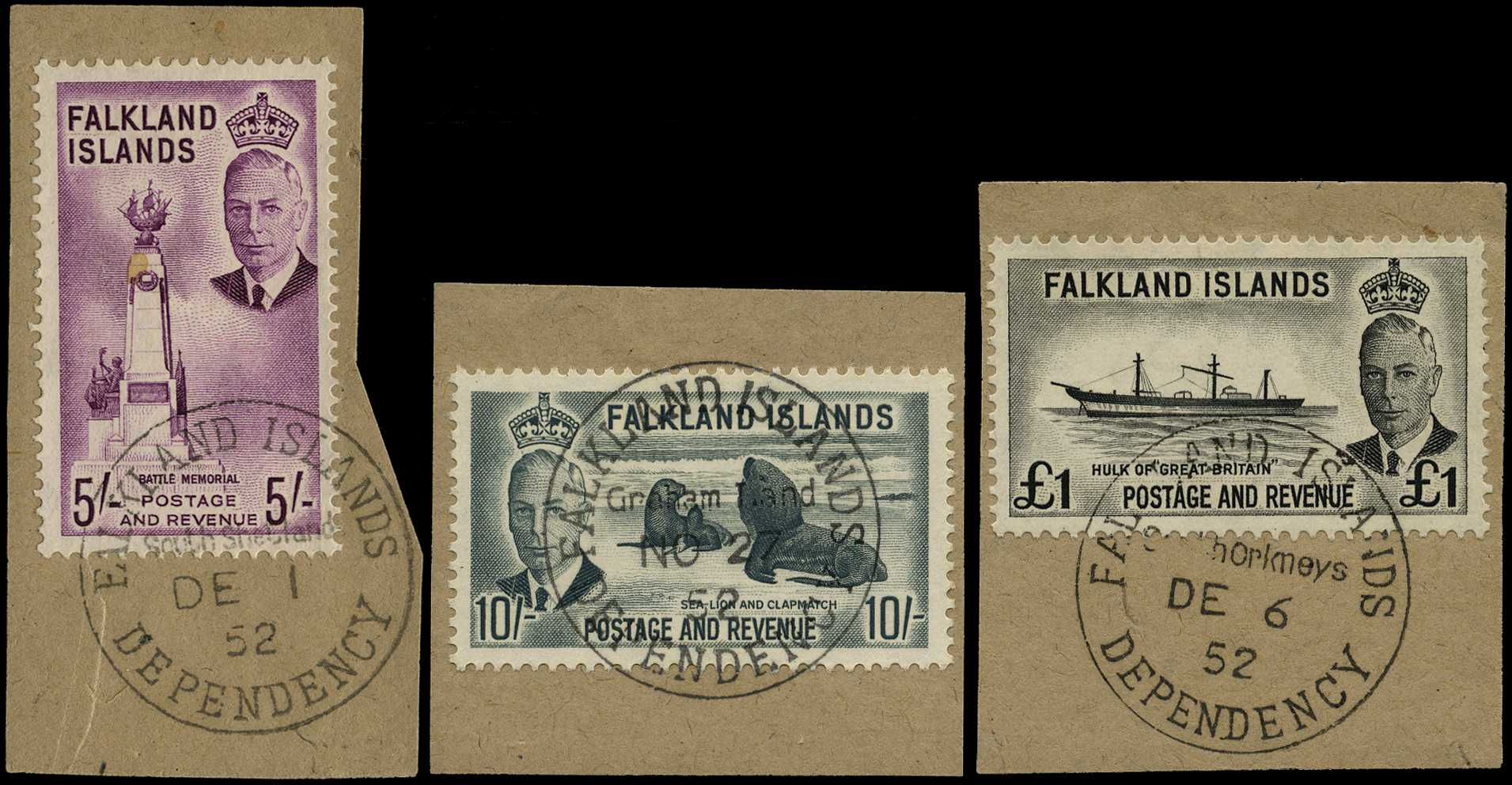 Falkland Islands used in the Dependencies....