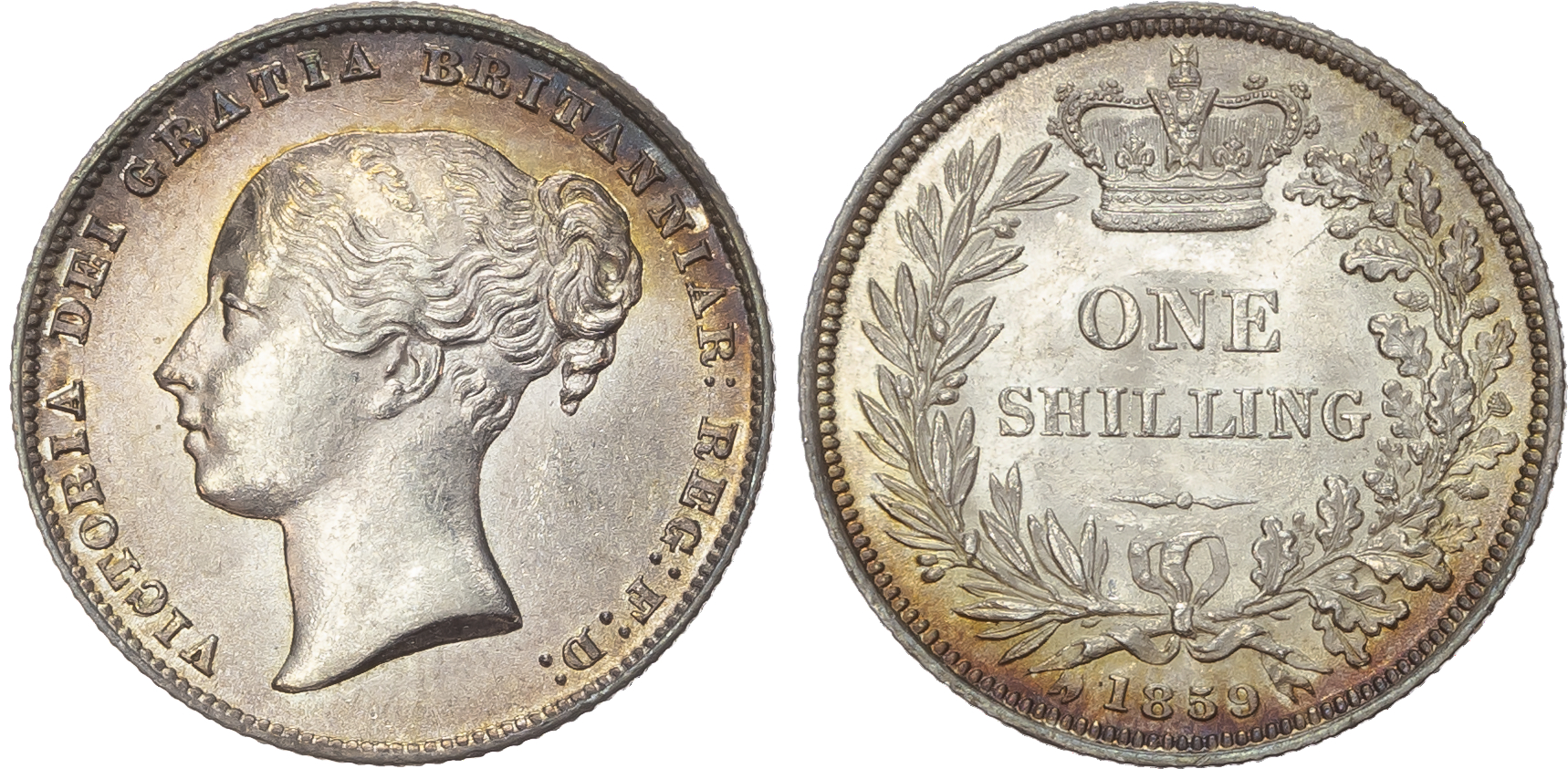 Victoria (1837-1901) Shilling, 1859.