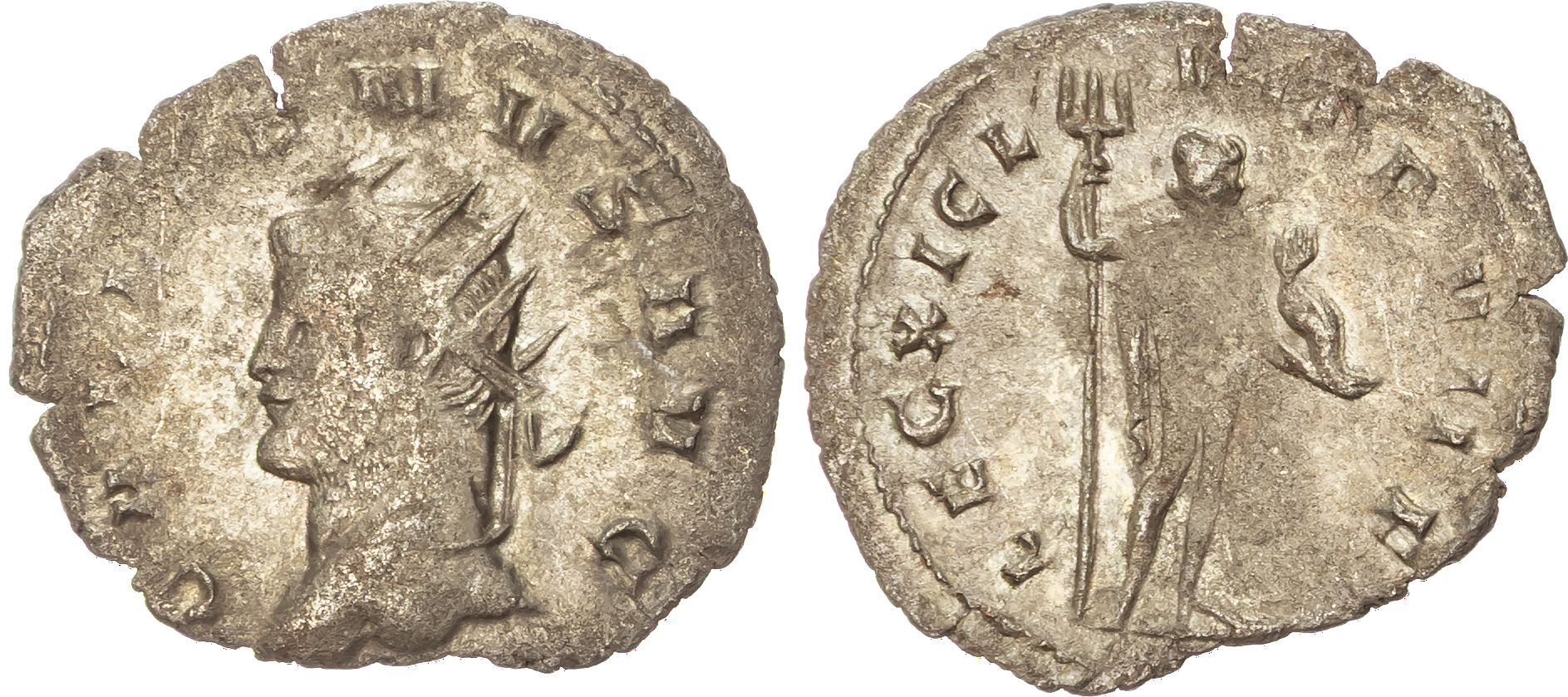 Gallienus (AD 253-268), Antoninianus, 'Legionary Series', Milan, AD 260-261, 1.69g. 