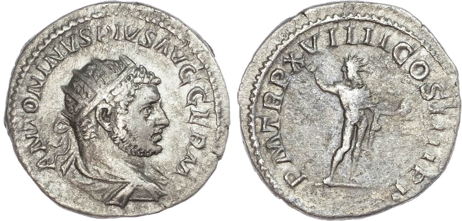 Caracalla (AD 198-217) AR Antoninianus, Rome, AD 215, 4.34g. 