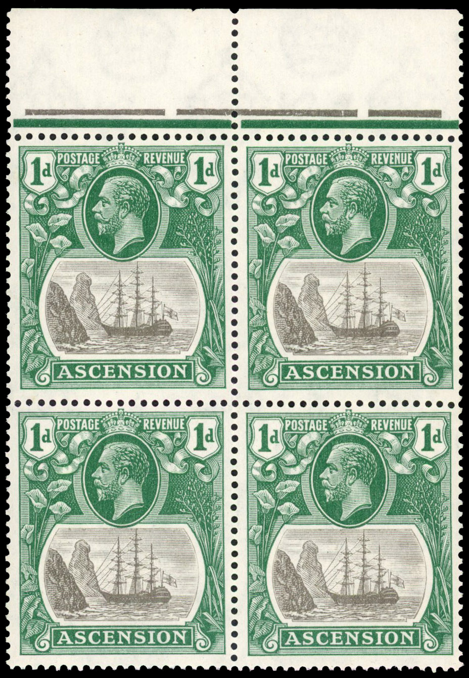 Ascension SG 11d block mint