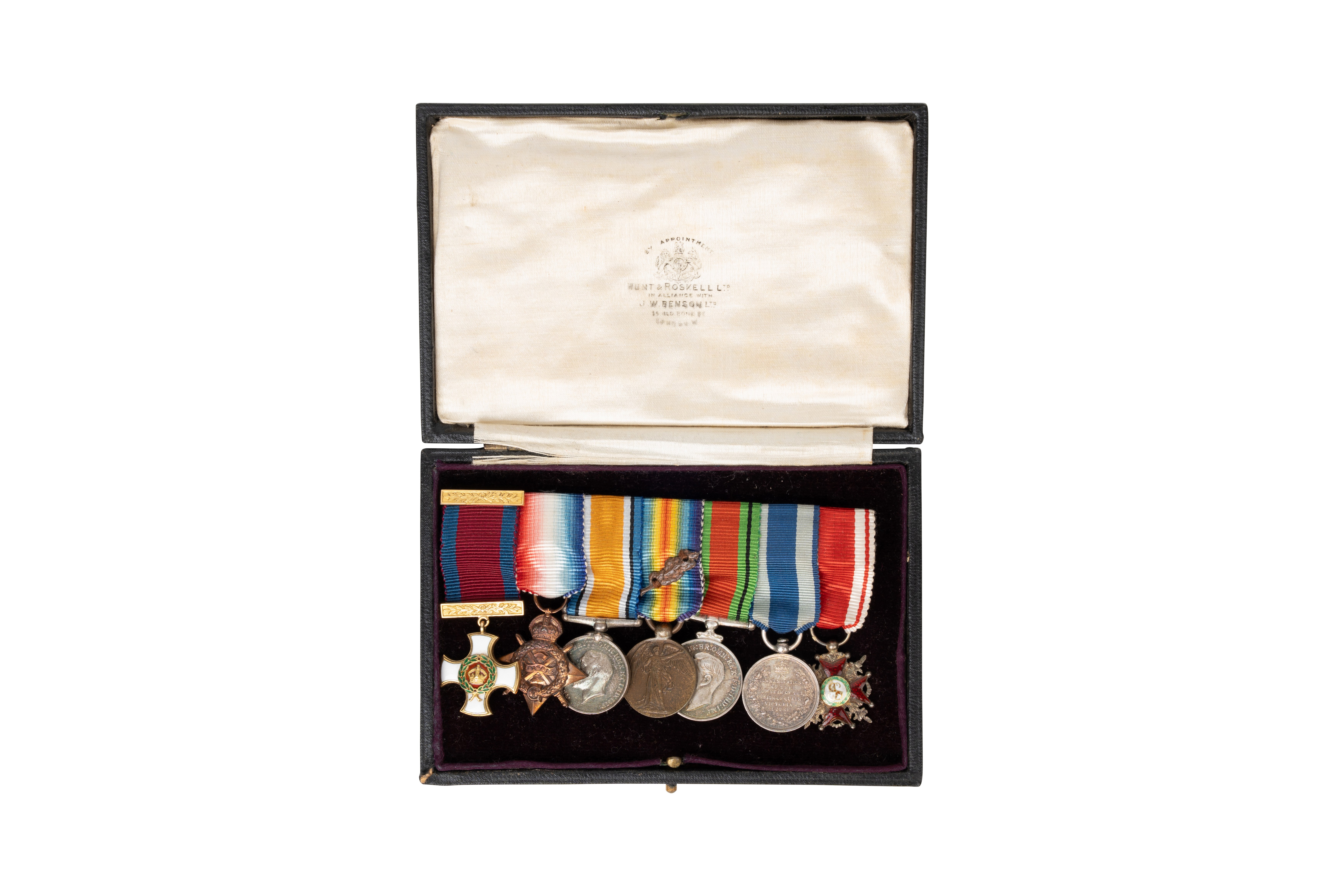 Miniature DSO and Order of St Stanislaus