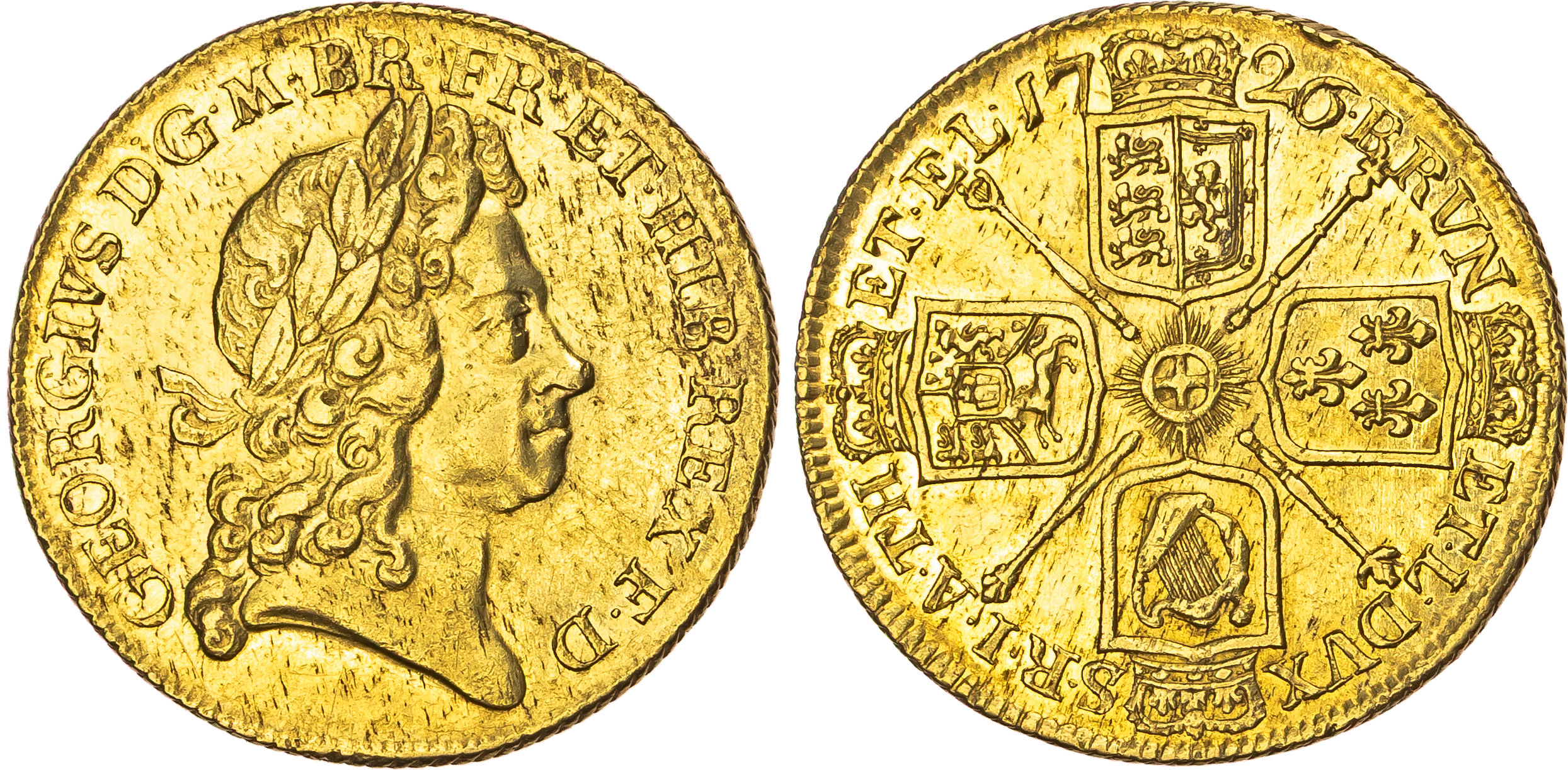 George I (1714-1727), Two-Guineas, 1726.