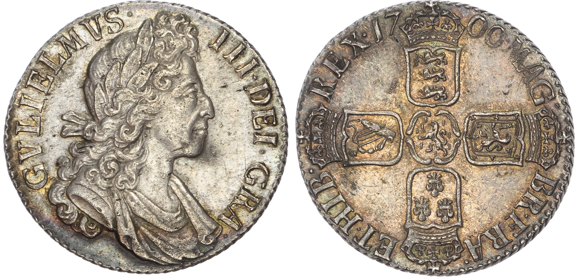 William III (1689-1702) Shilling, 1700.