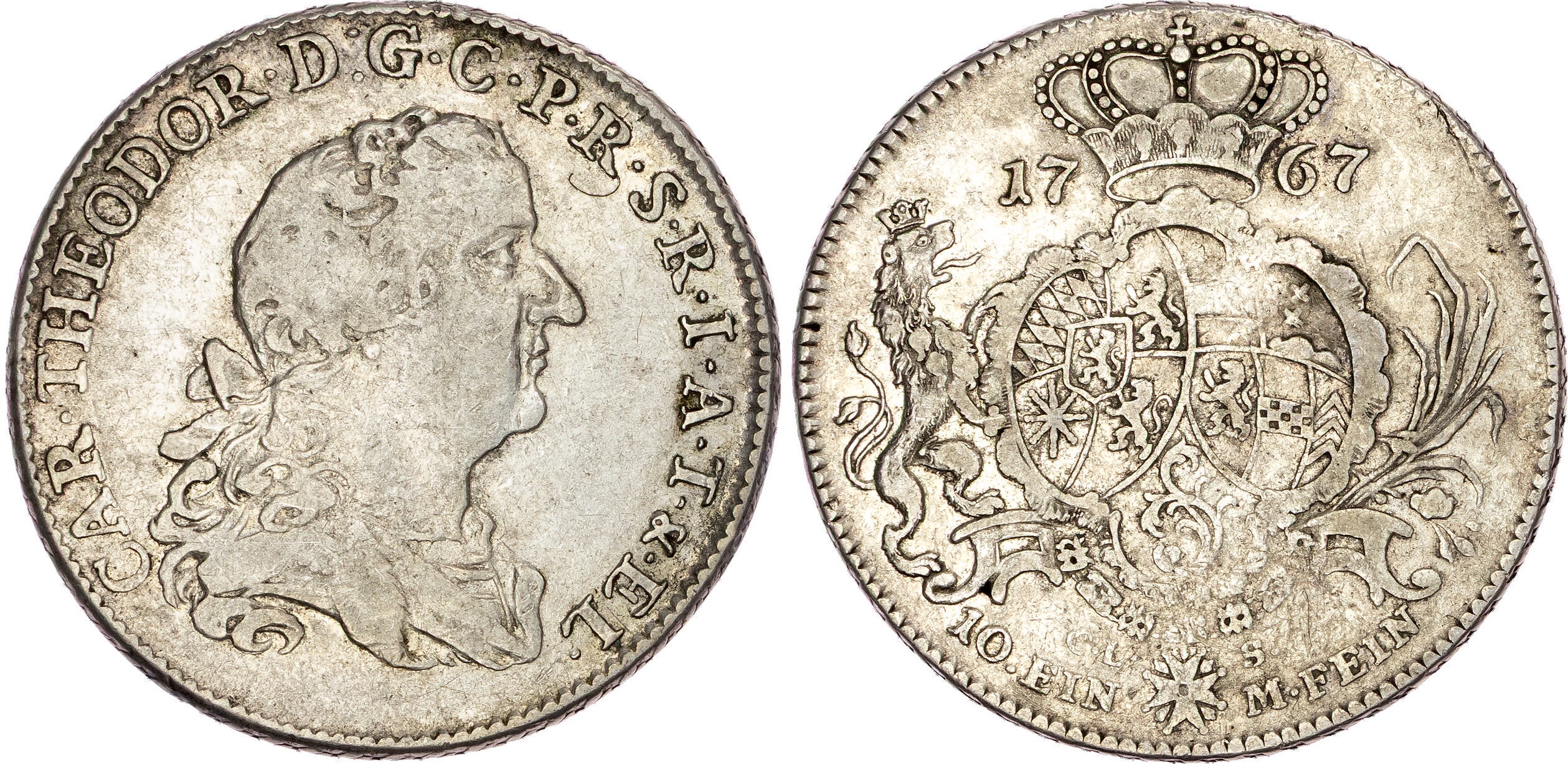 Germany, Jülich-Kleve-Berg, Karl Theodor (1742-1799), silver Taler
