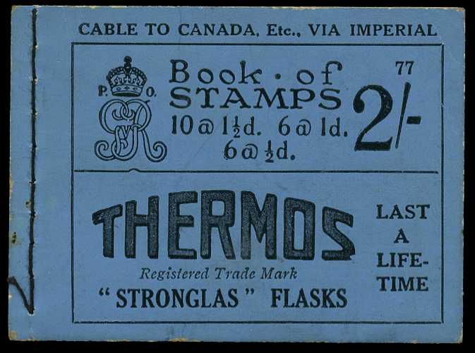 1928 (April) 2/- booklet (#77), some...