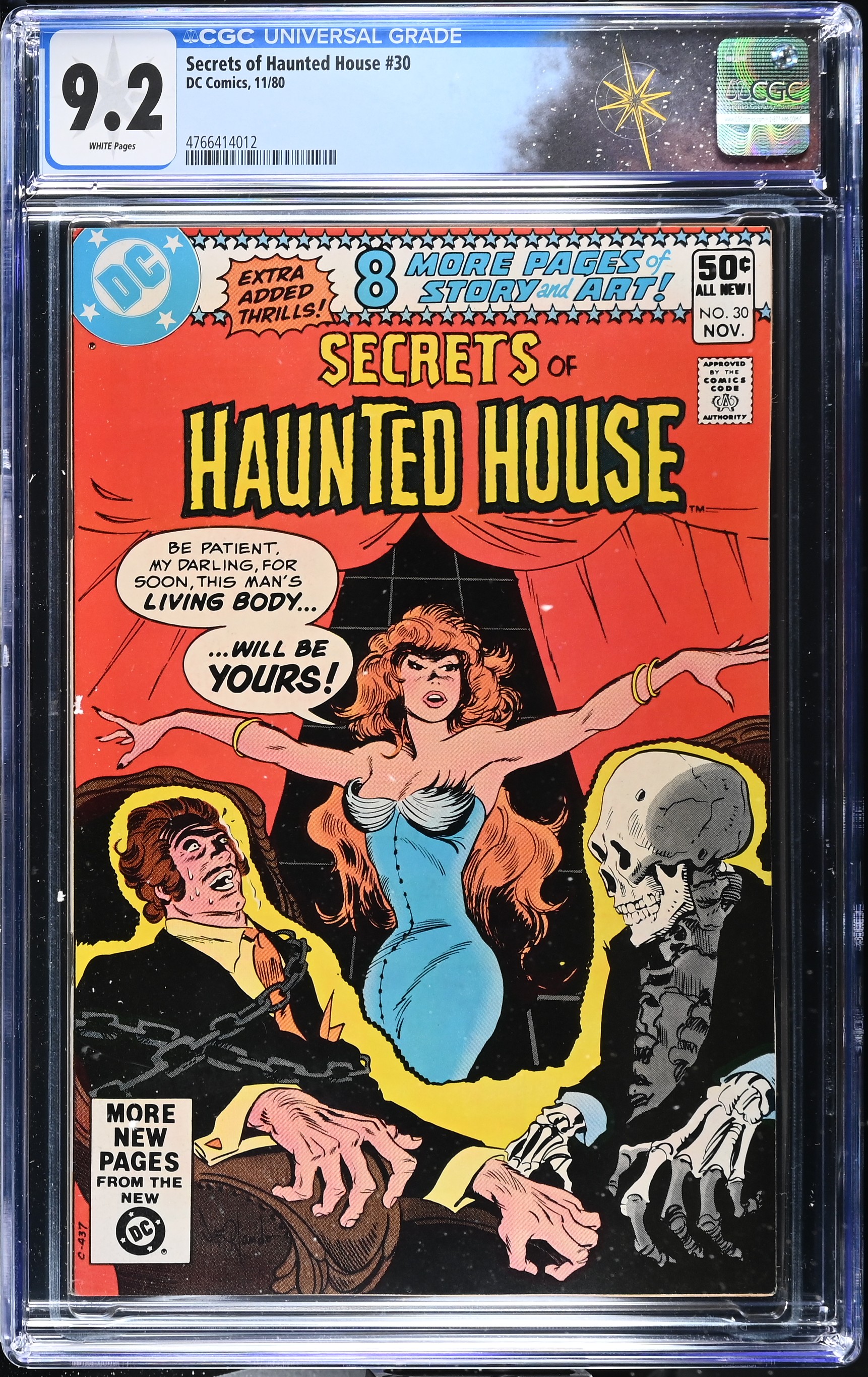 Secrets of Haunted House #30 CGC 9.2 Cover by Joe Orlando (DC Comics, 1980) White Pages